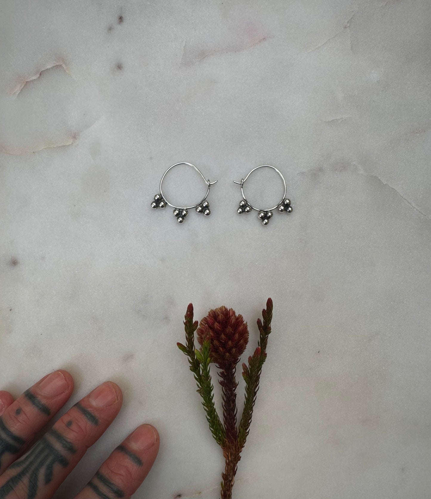 Sterling silver earrings