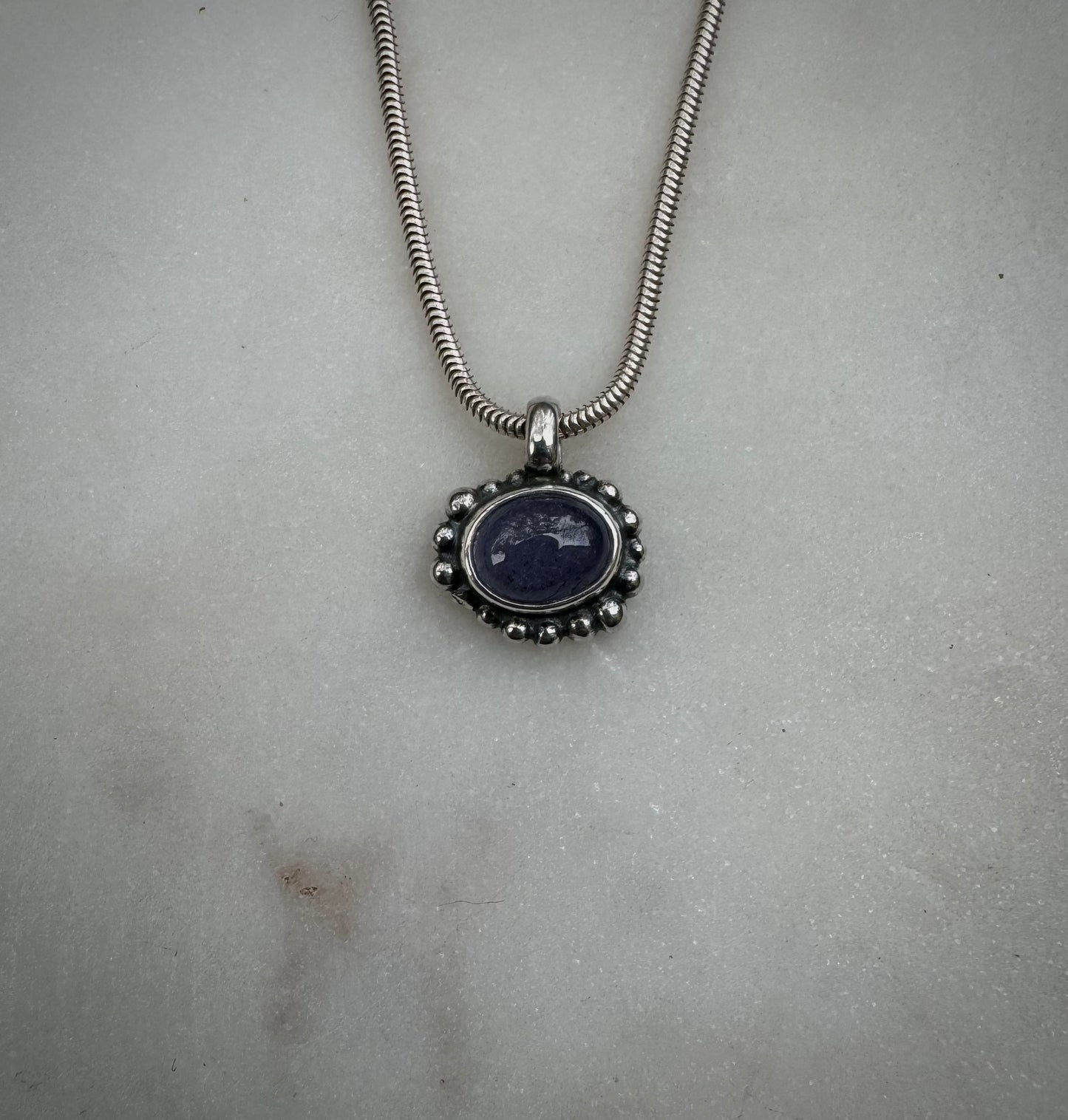 Tanzanite amulet