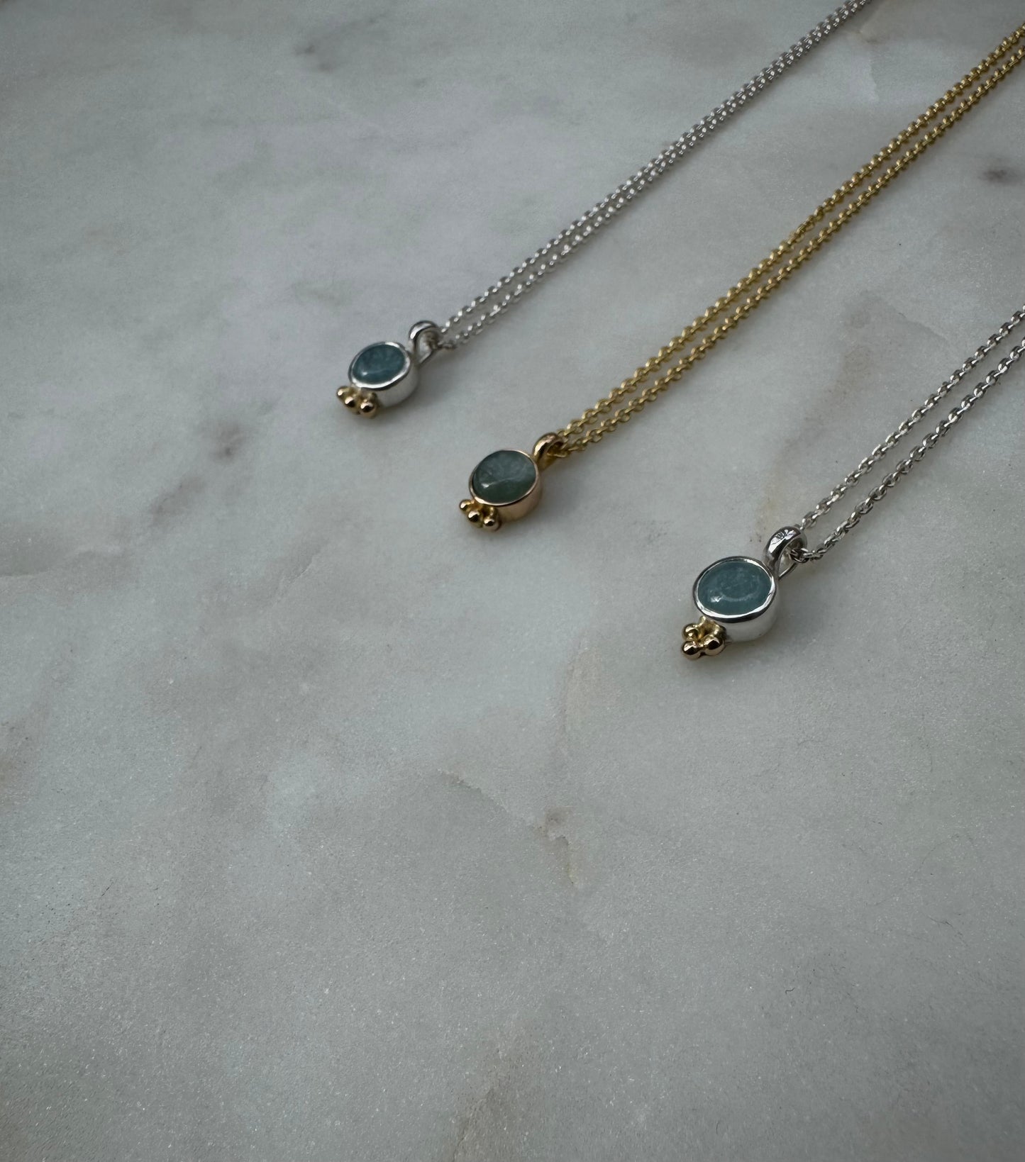 Aquamarine 18k gold collection