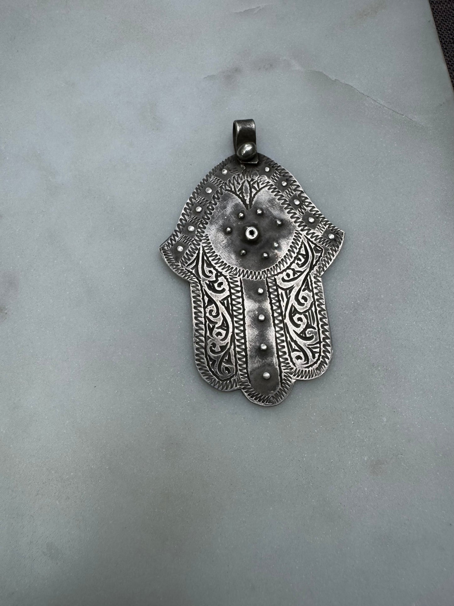 Vintage Hamsa amulet from Morocco