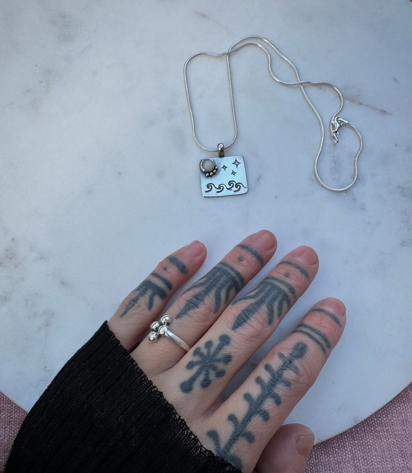 Moonlight sea amulet