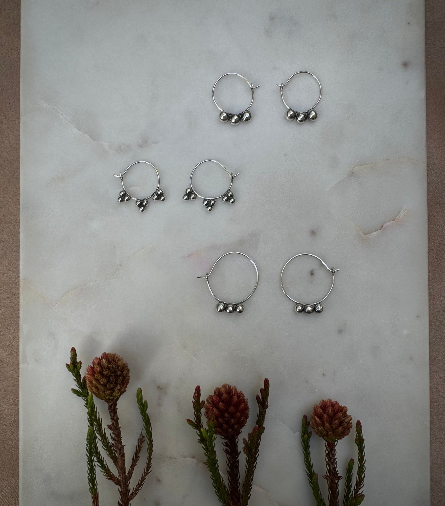 Sterling silver earrings