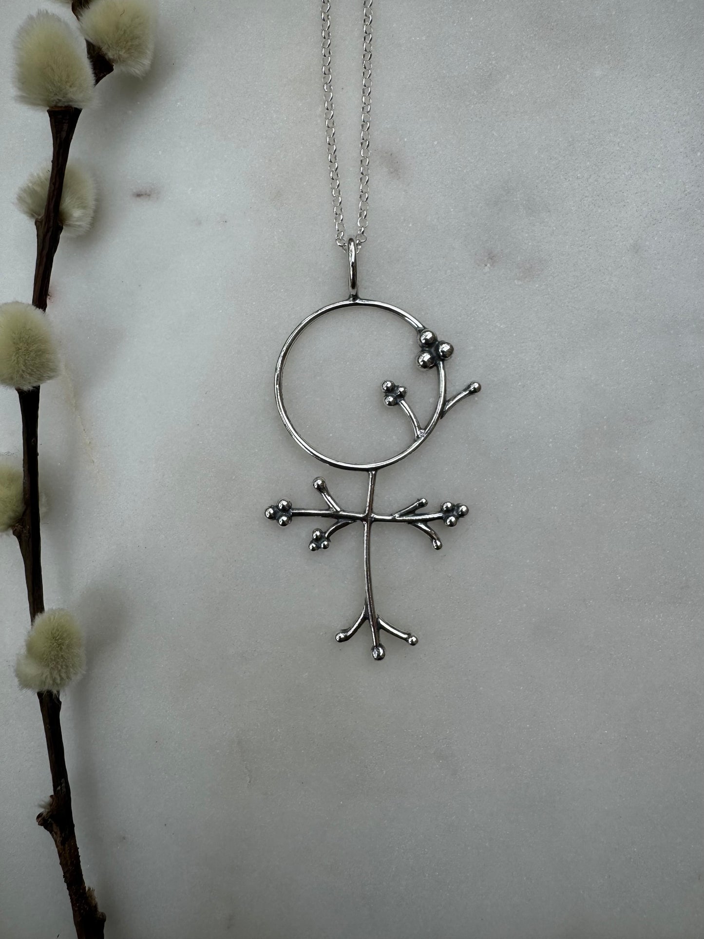 Flower venus necklace