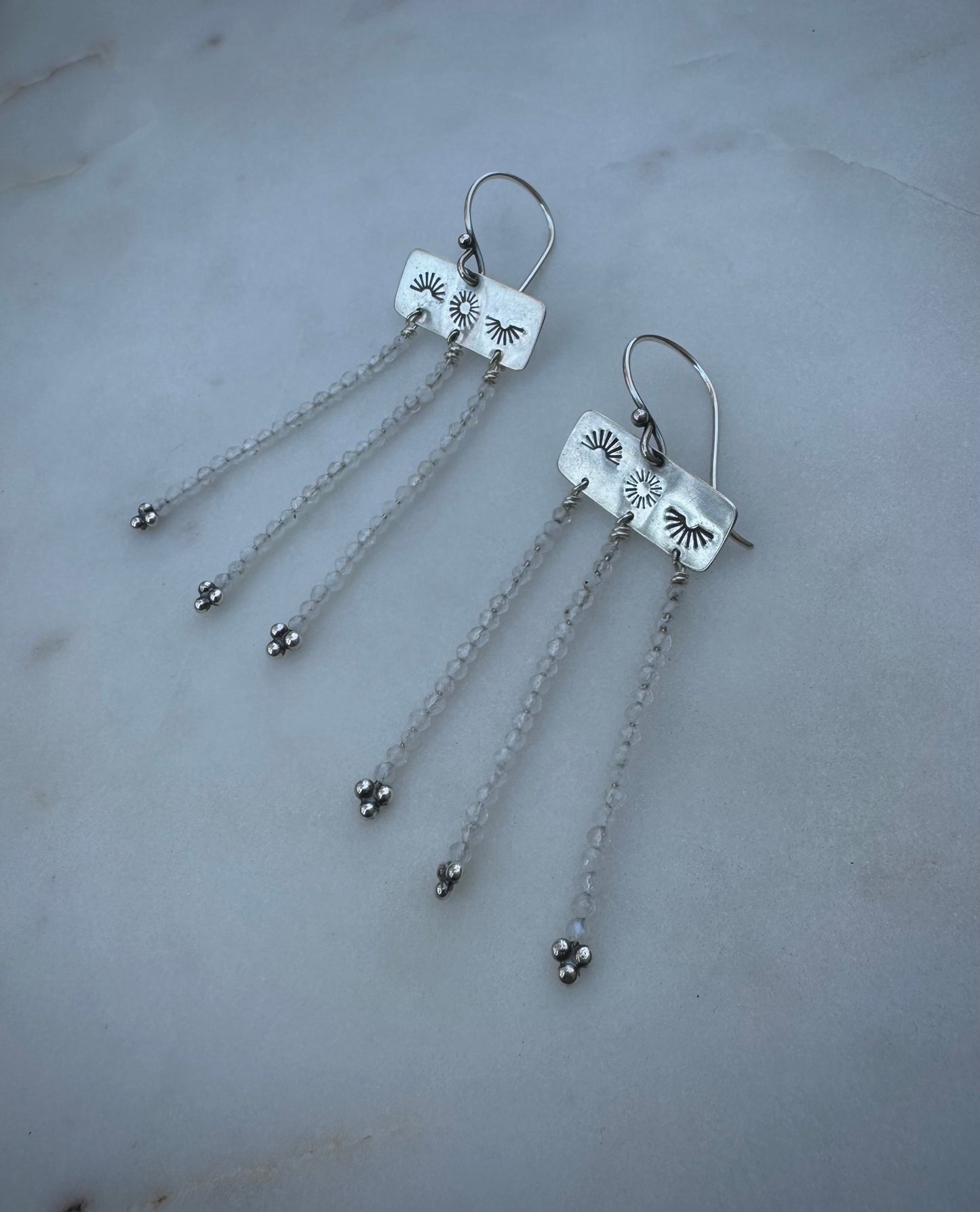 Sunset sunrise earrings