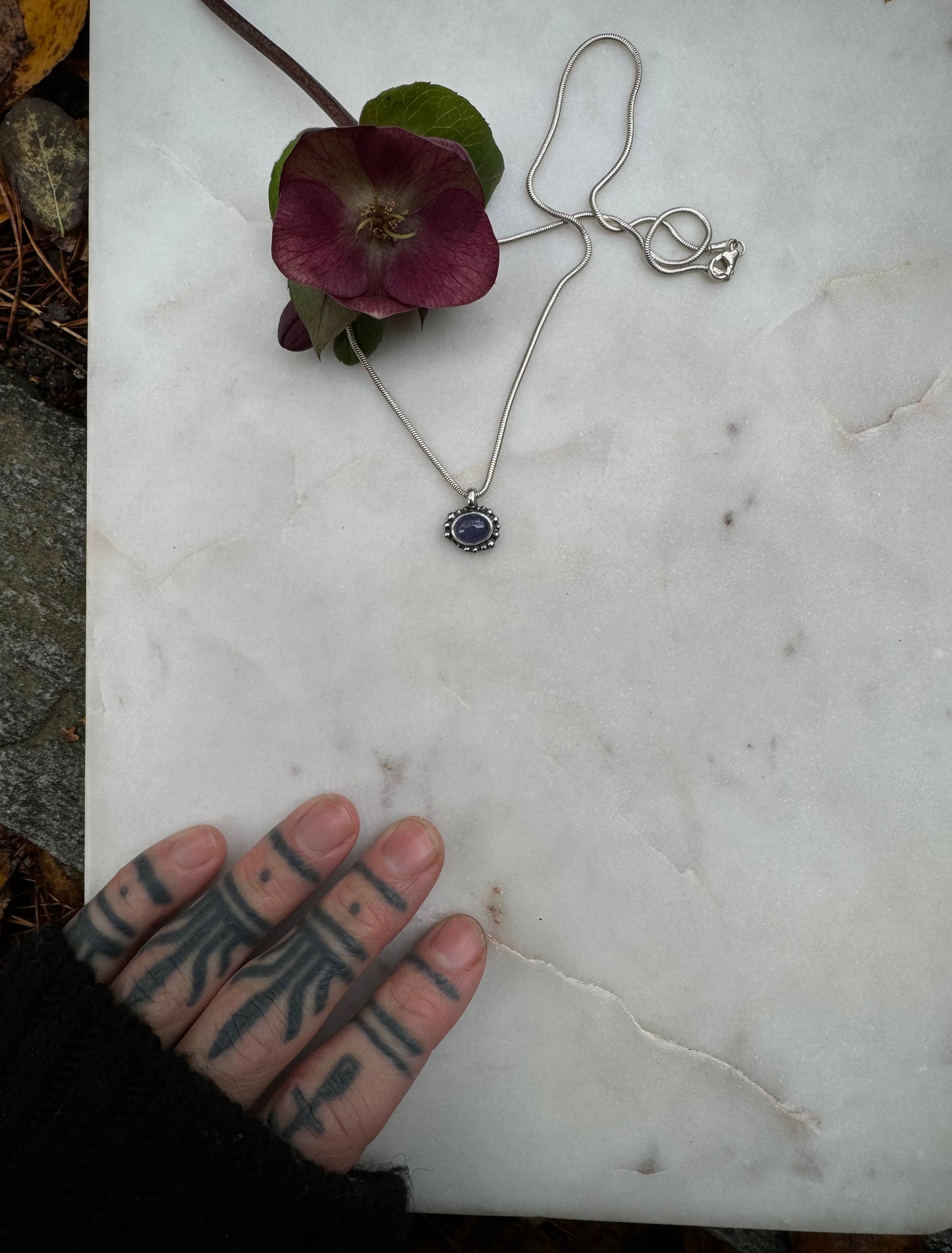 Tanzanite amulet