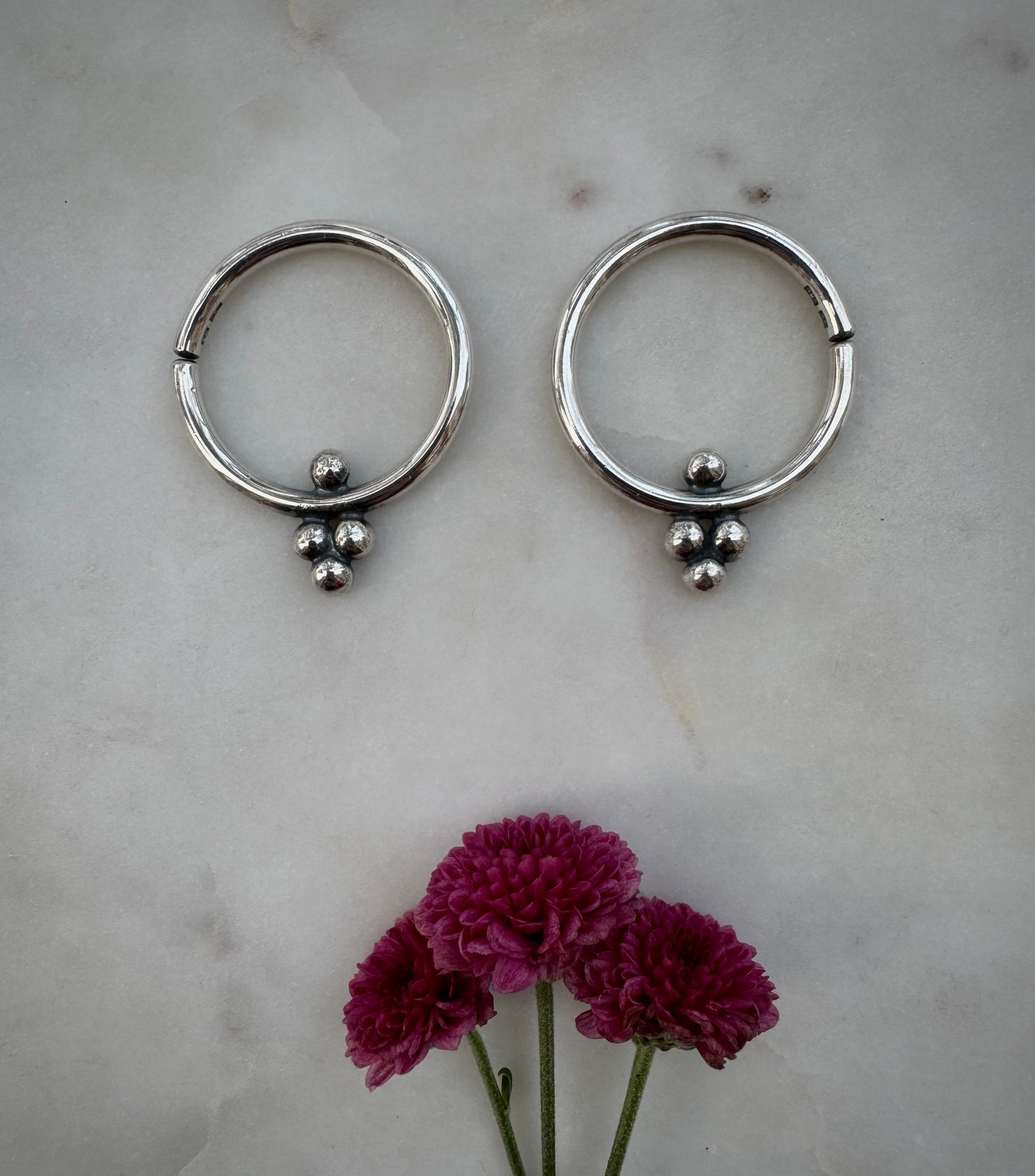 •Made to order• Set of two pair of earrings for streched ears