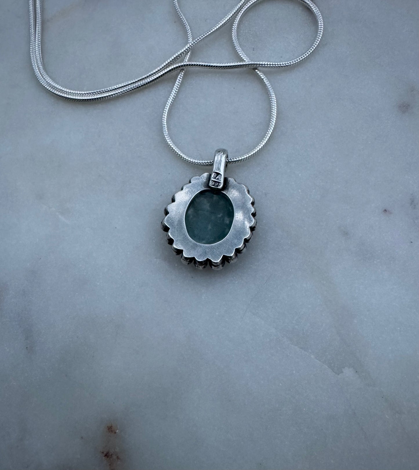 Aquamarine necklace