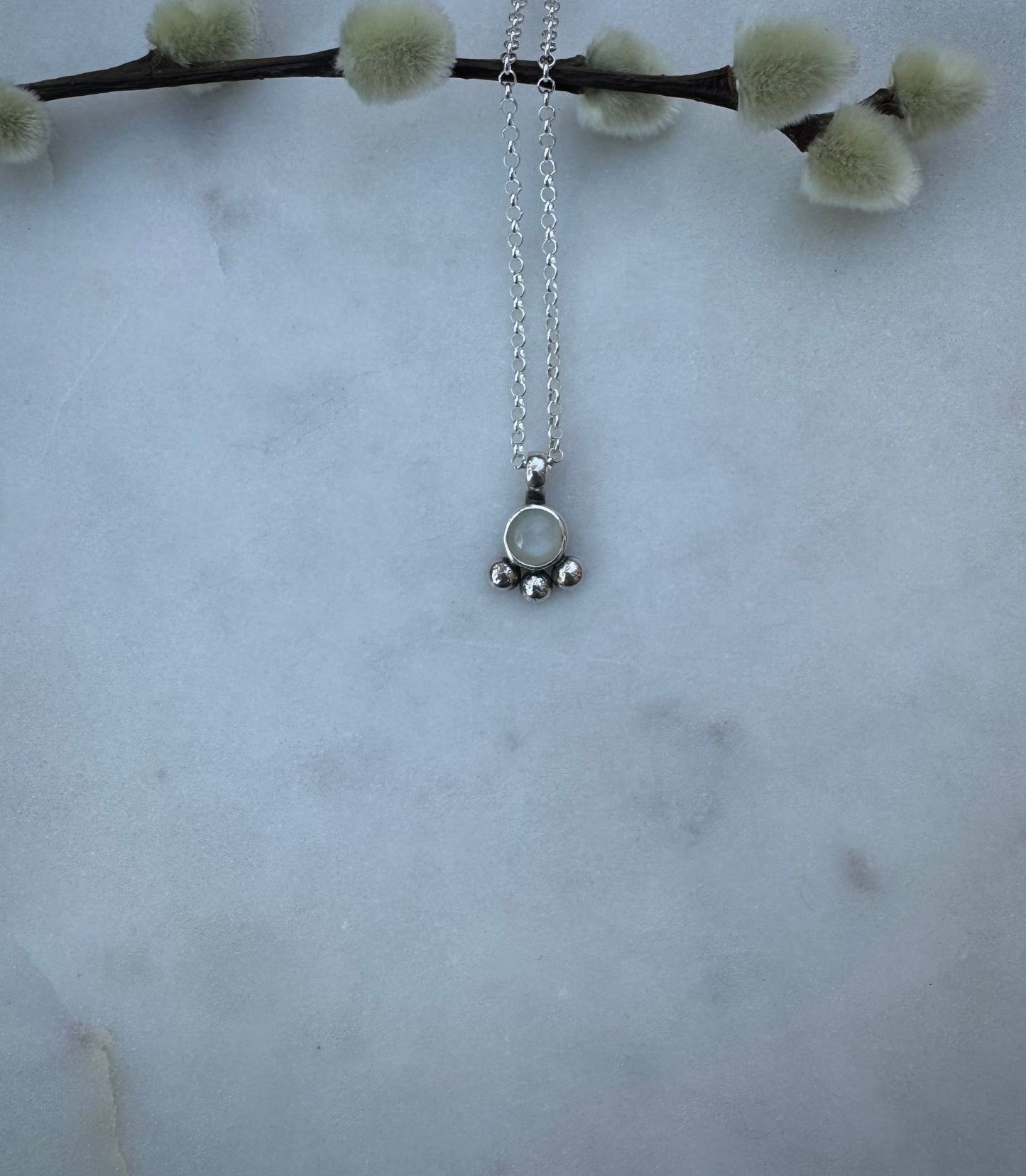 Small moonstone amulet