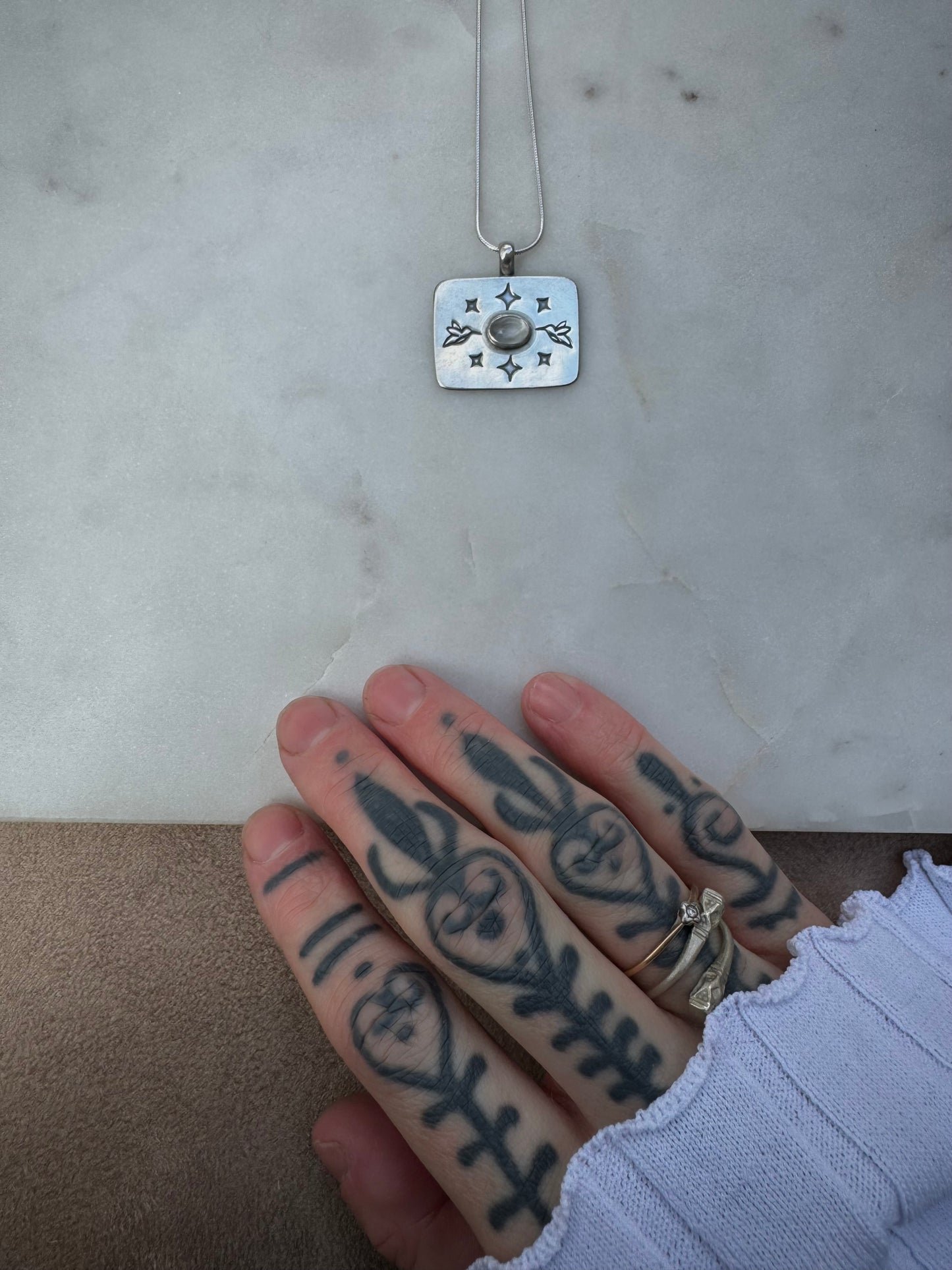 Soulkeeper amulet with clear quartz