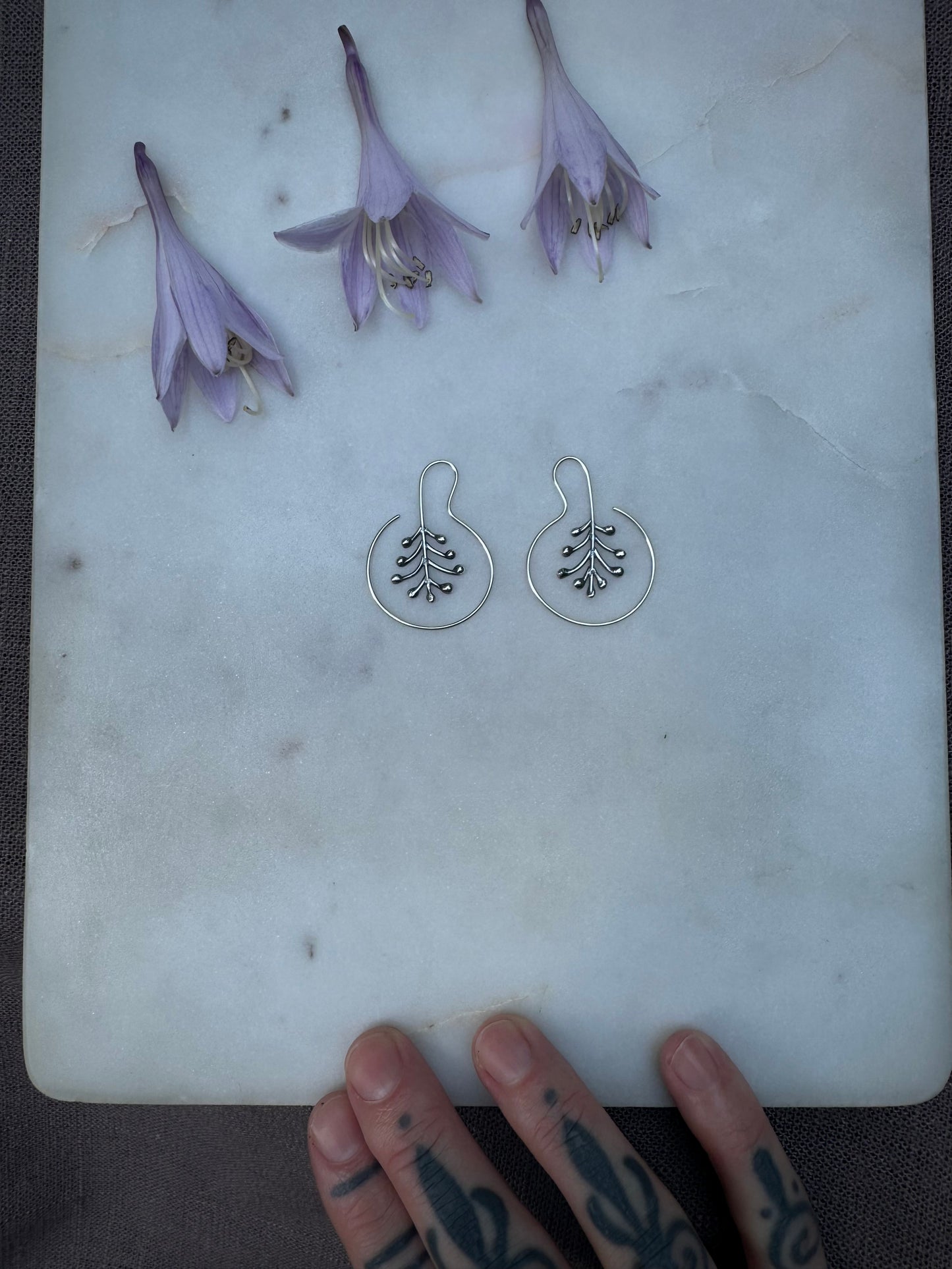Fern earrings