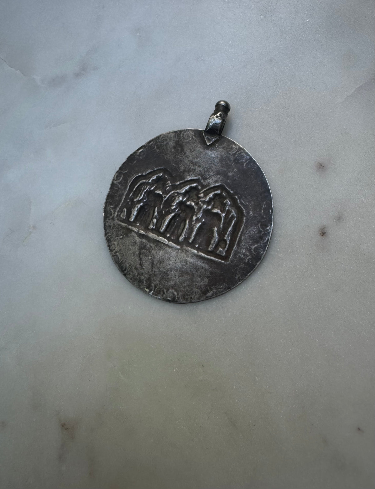 Antique silver amulet from Gujarat