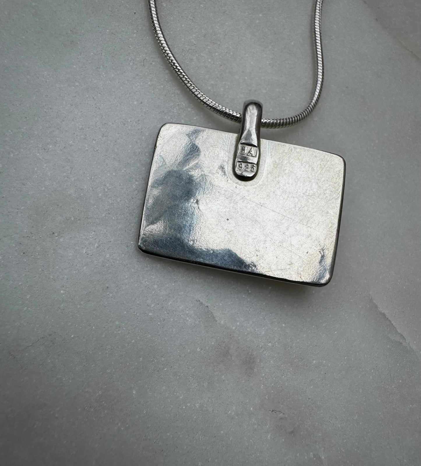 Moonstone amulet with 18k gold
