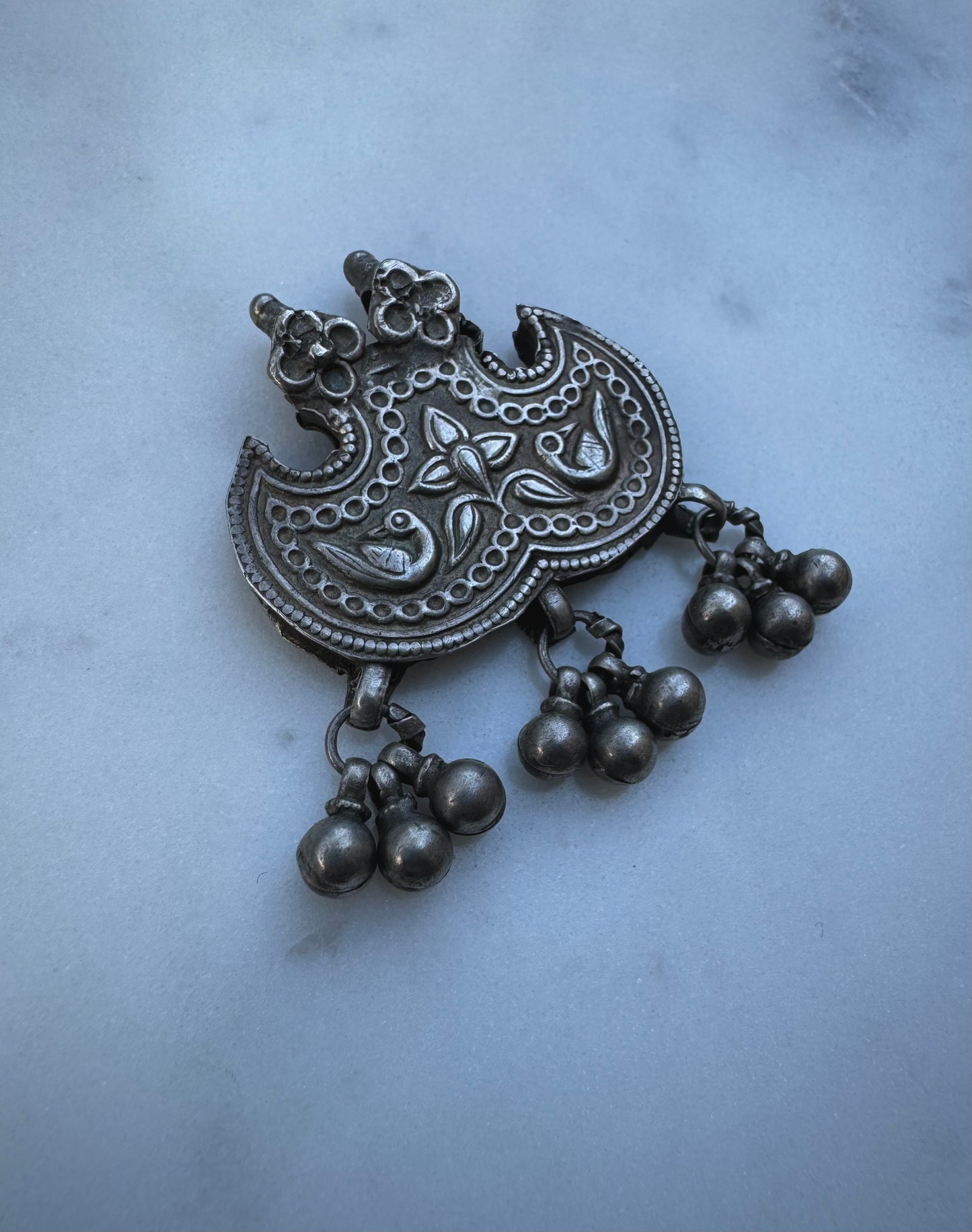 Beautiful vintage Rajasthani peacock necklace