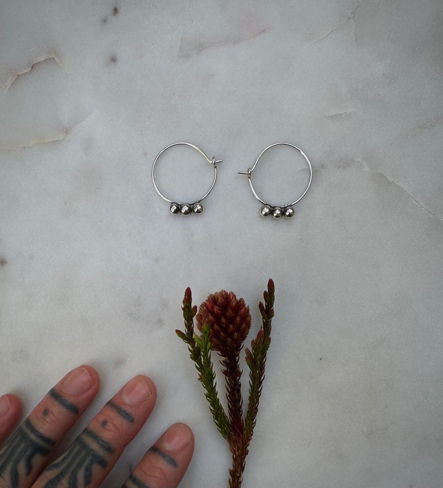 Sterling silver earrings