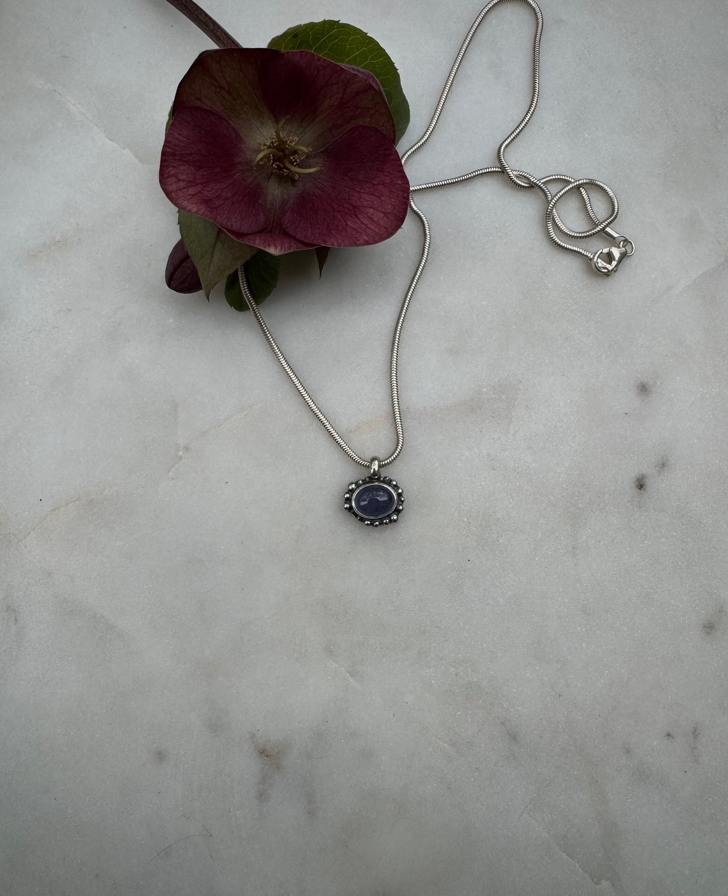 Tanzanite amulet