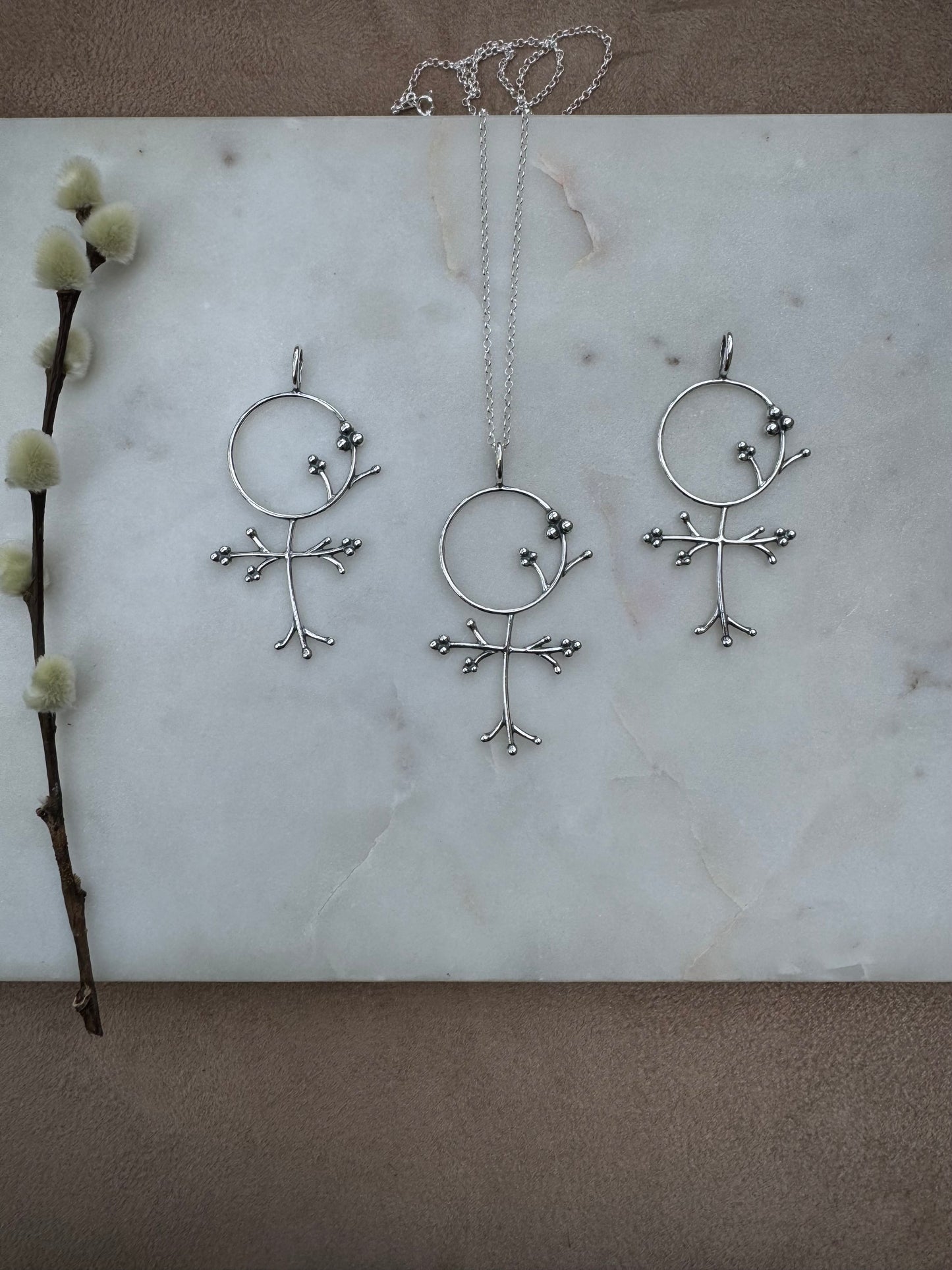 Flower venus necklace