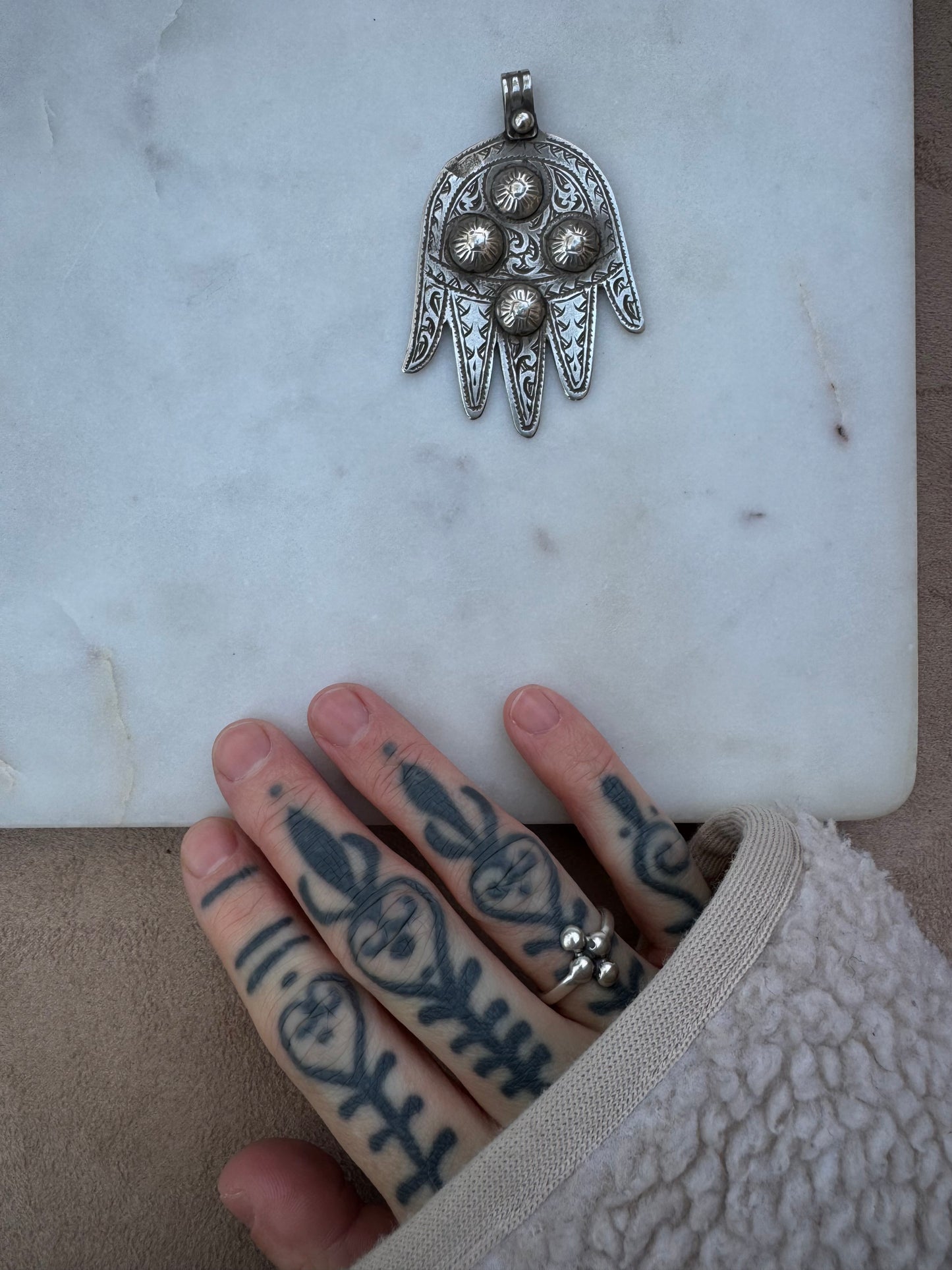 Vintage Hamsa amulet