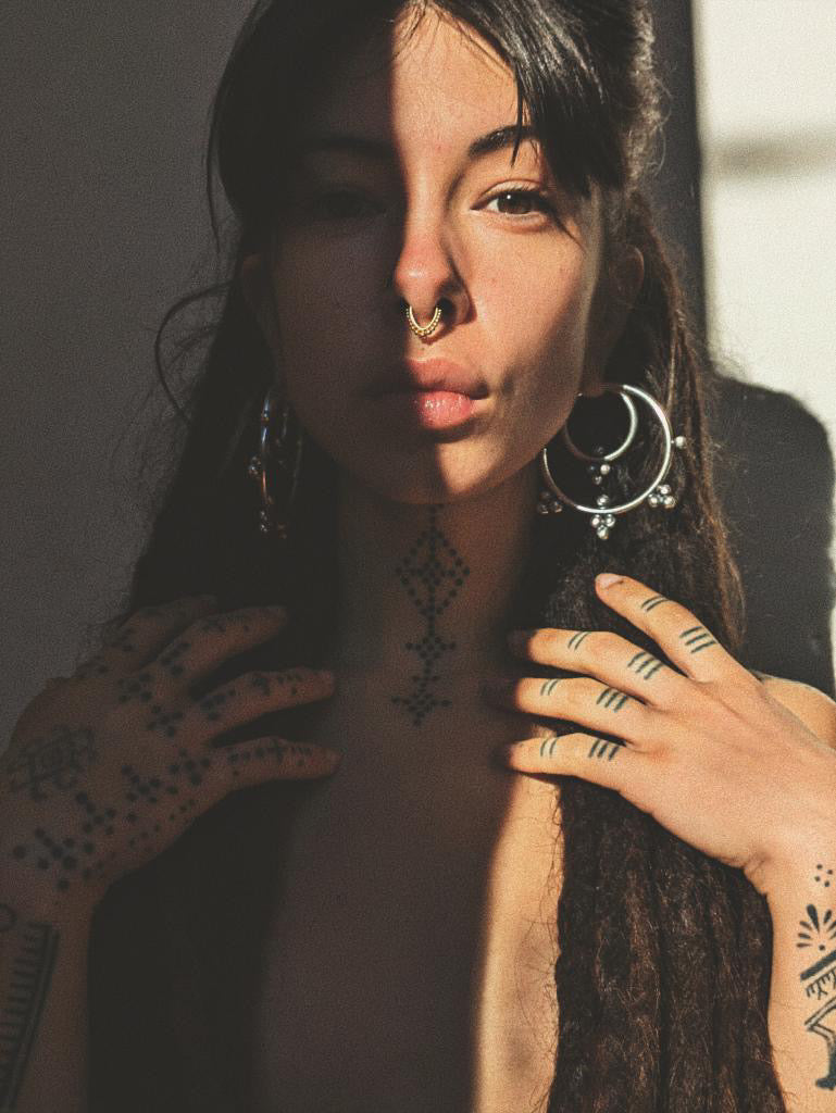 •Made to order• Set of two pair of earrings for streched ears