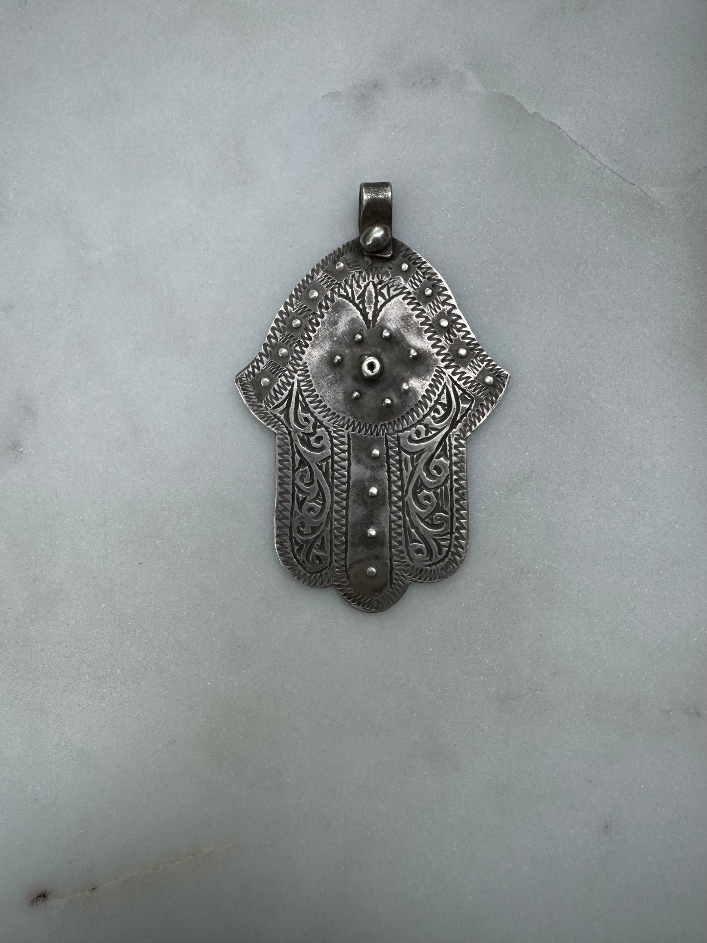 Vintage Hamsa amulet from Morocco