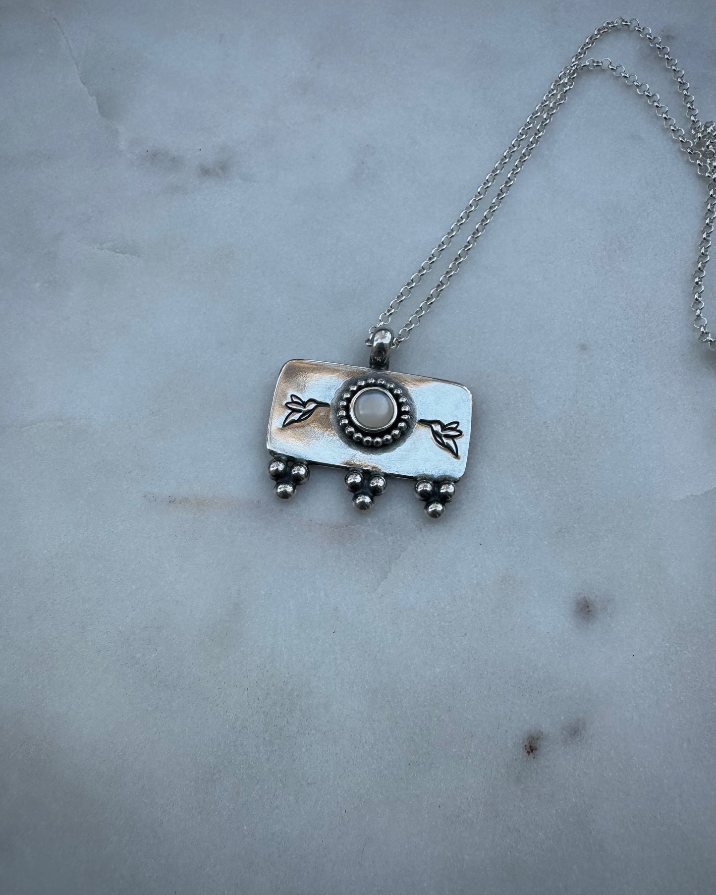 Soulkeeper amulet with moonstone