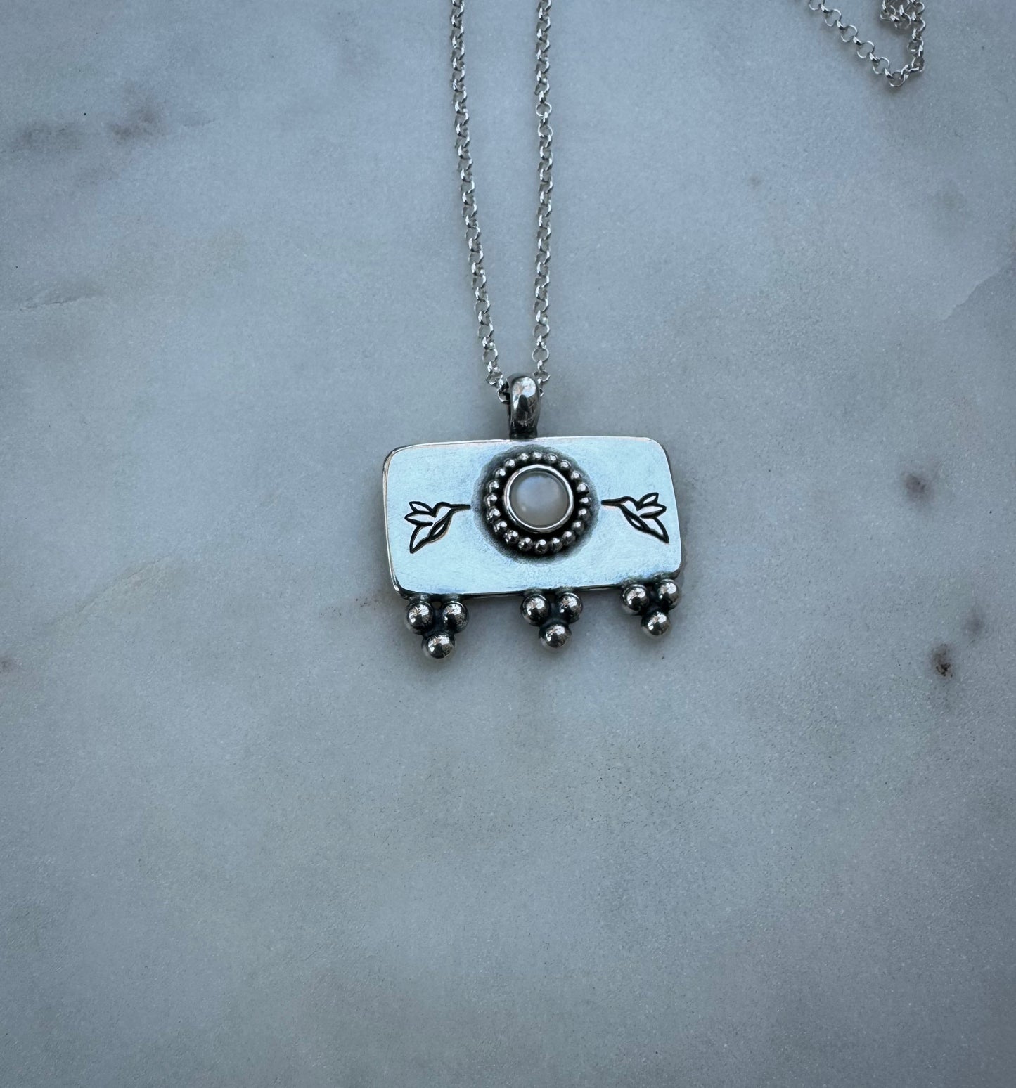 Soulkeeper amulet with moonstone