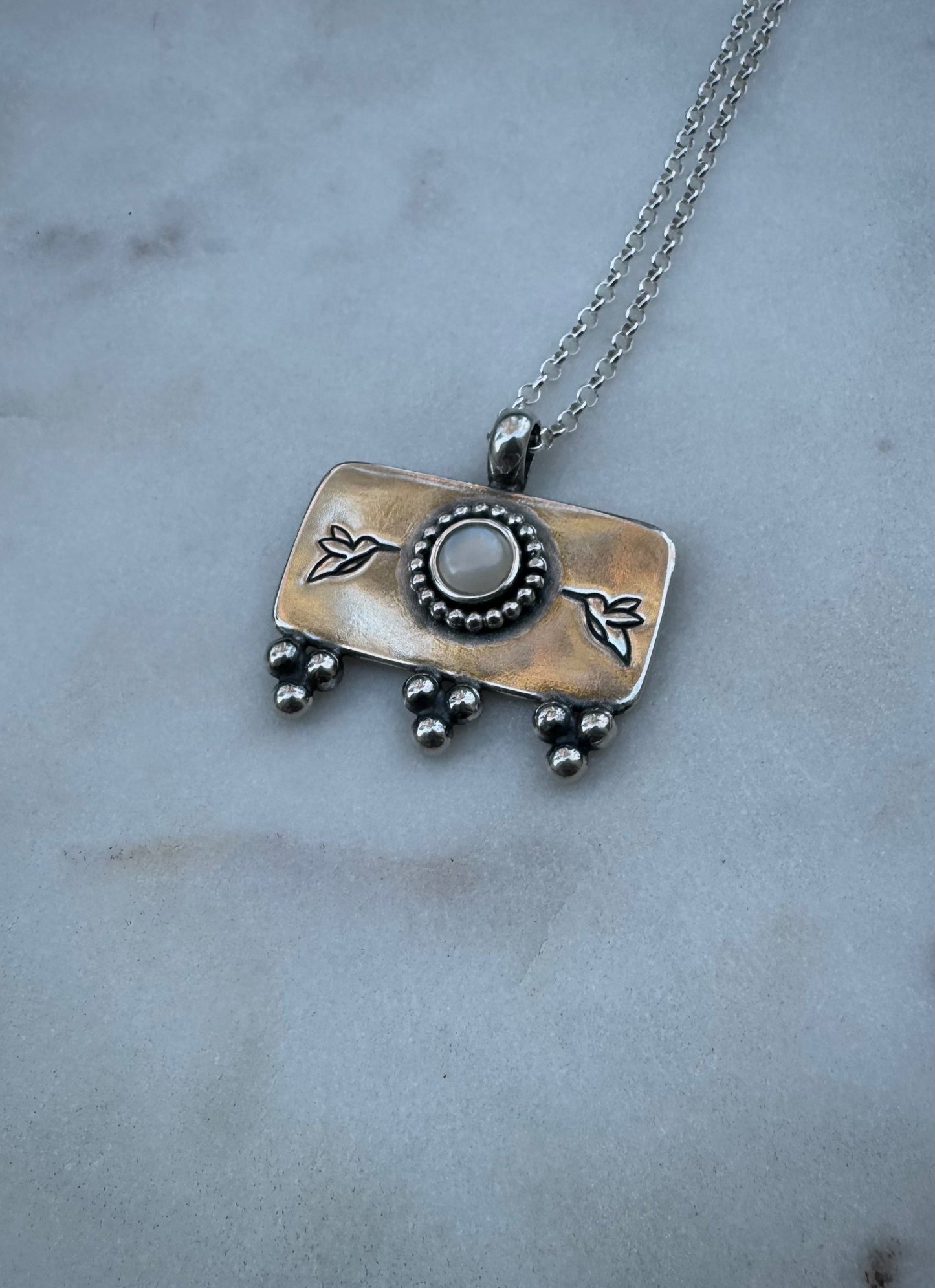 Soulkeeper amulet with moonstone