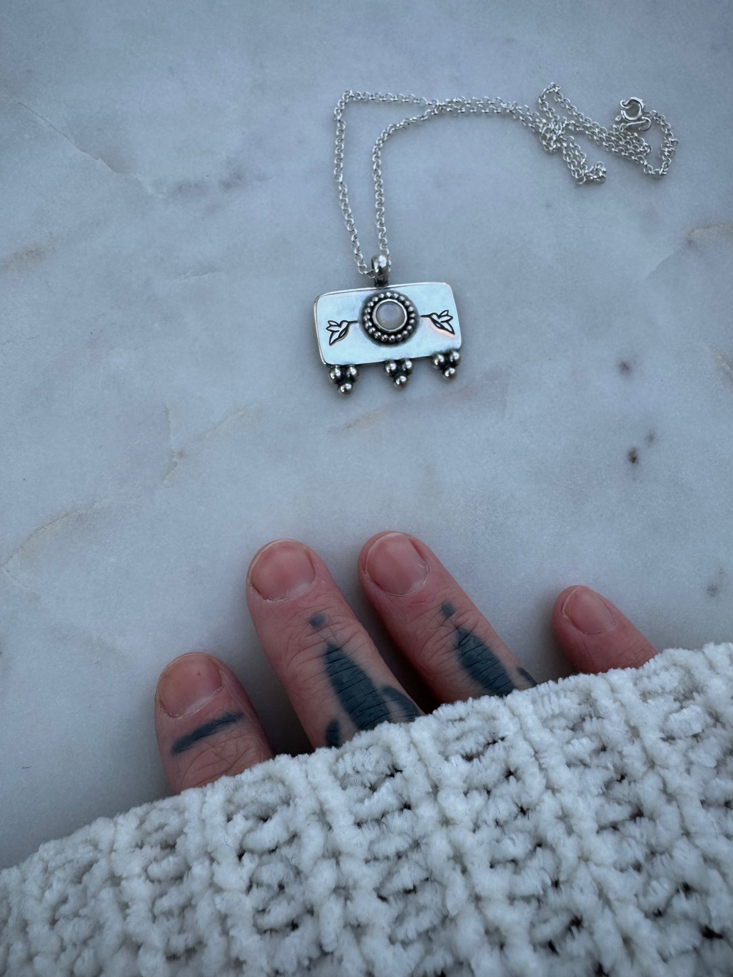 Soulkeeper amulet with moonstone