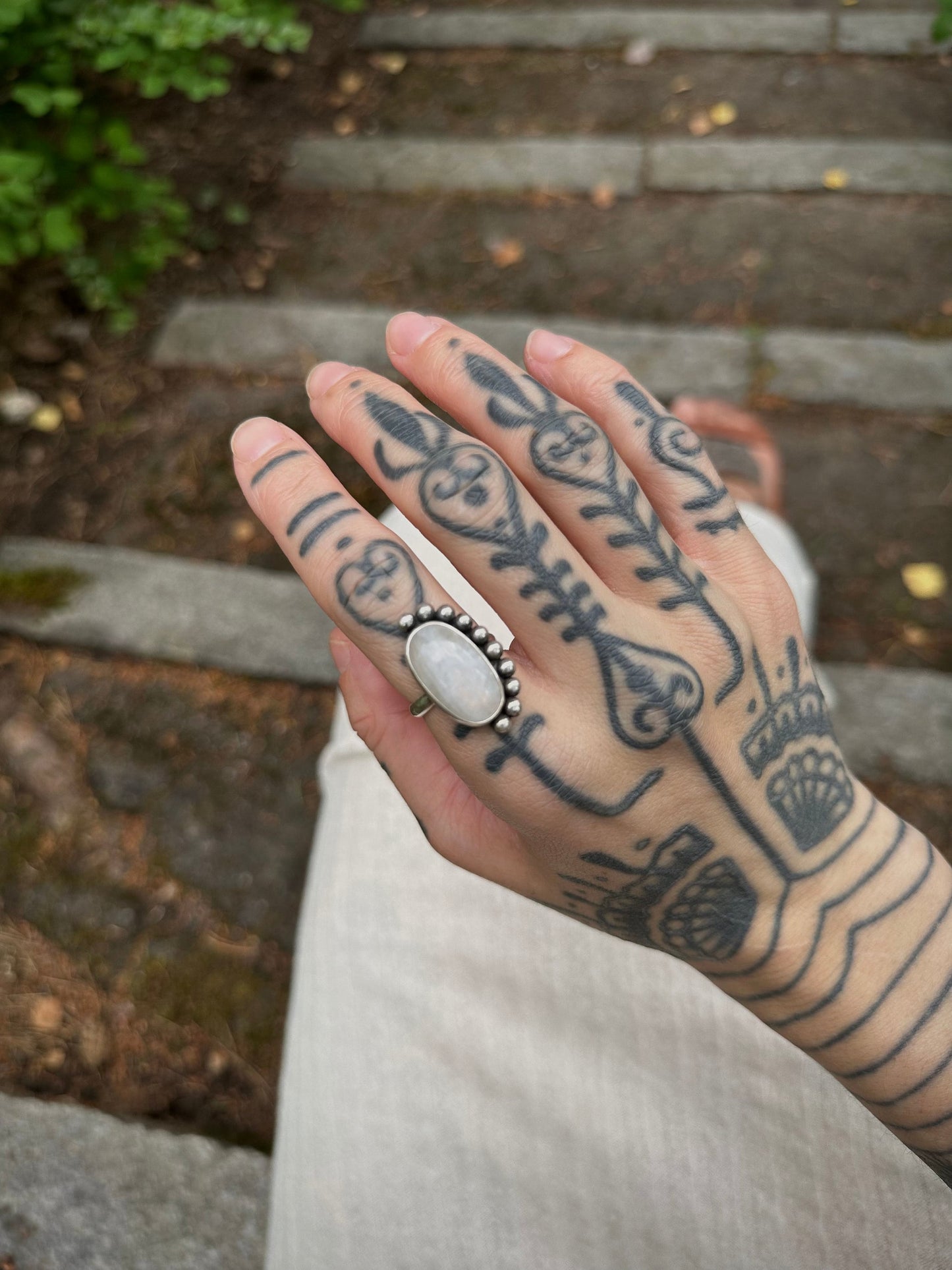 Moonstone ring Us size 7.5