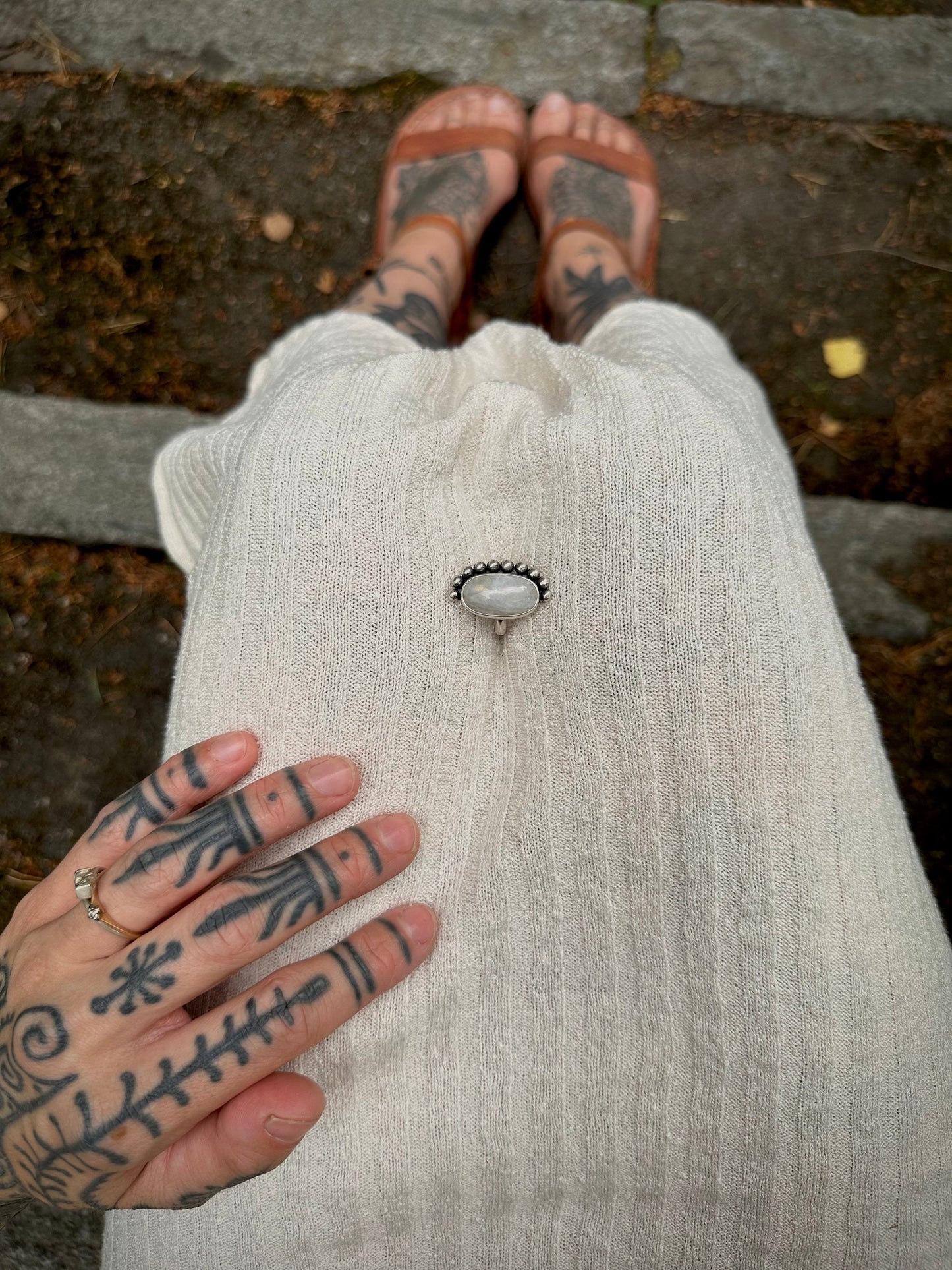 Moonstone ring Us size 7.5