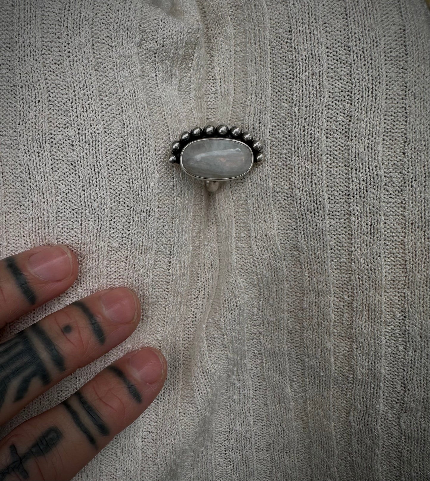 Moonstone ring Us size 7.5