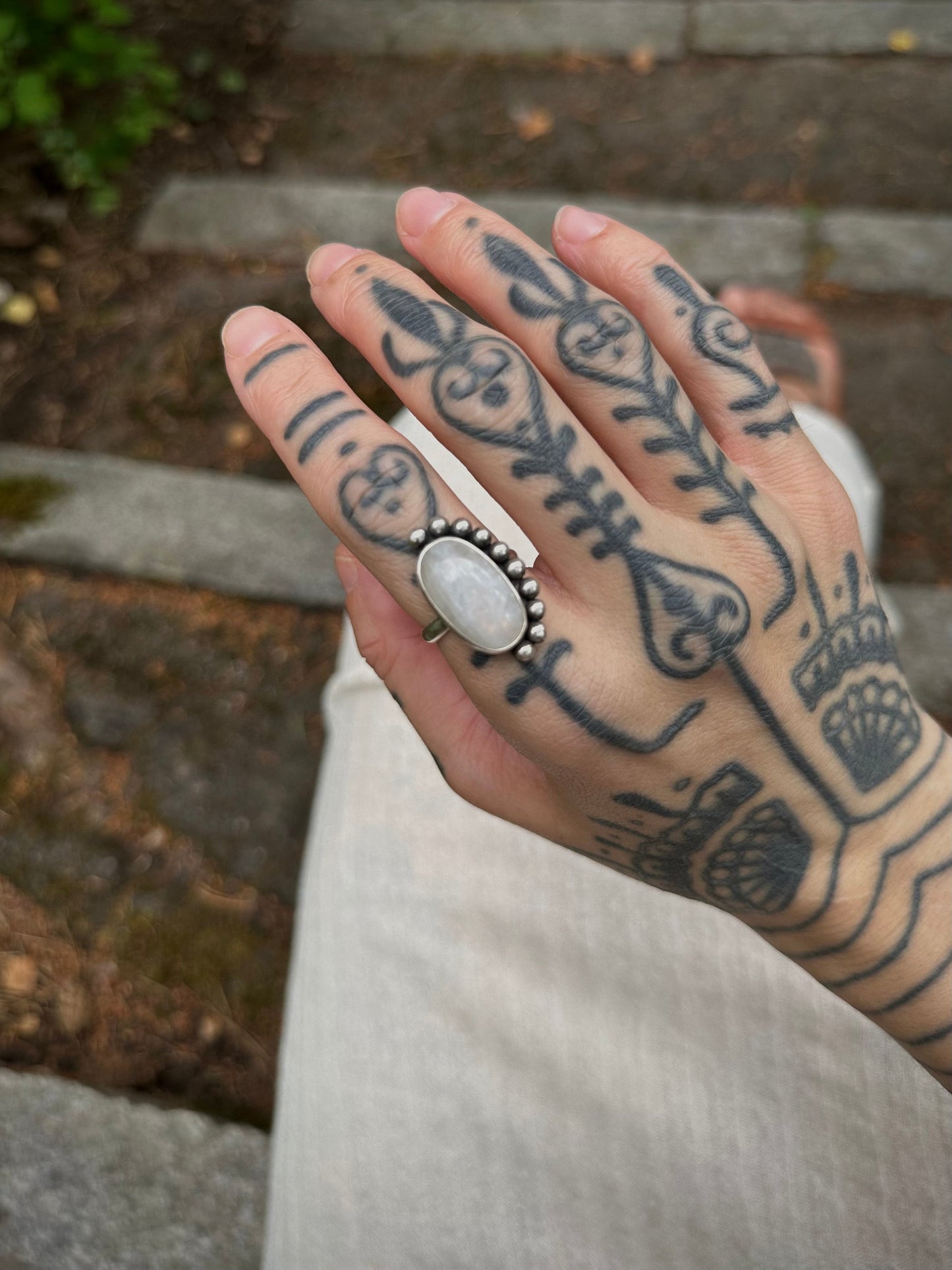 Moonstone ring Us size 7.5