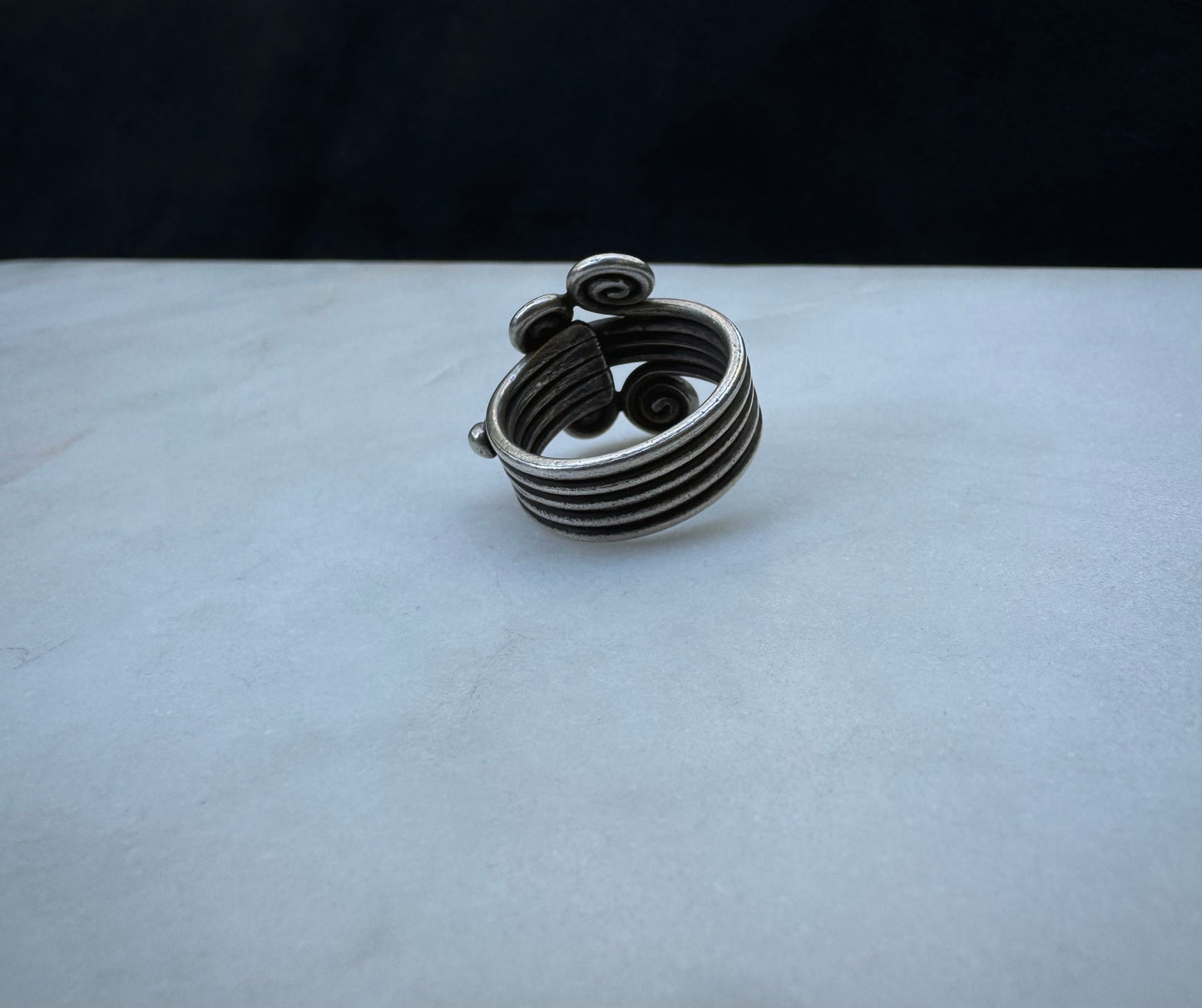 Silver ring from Laos