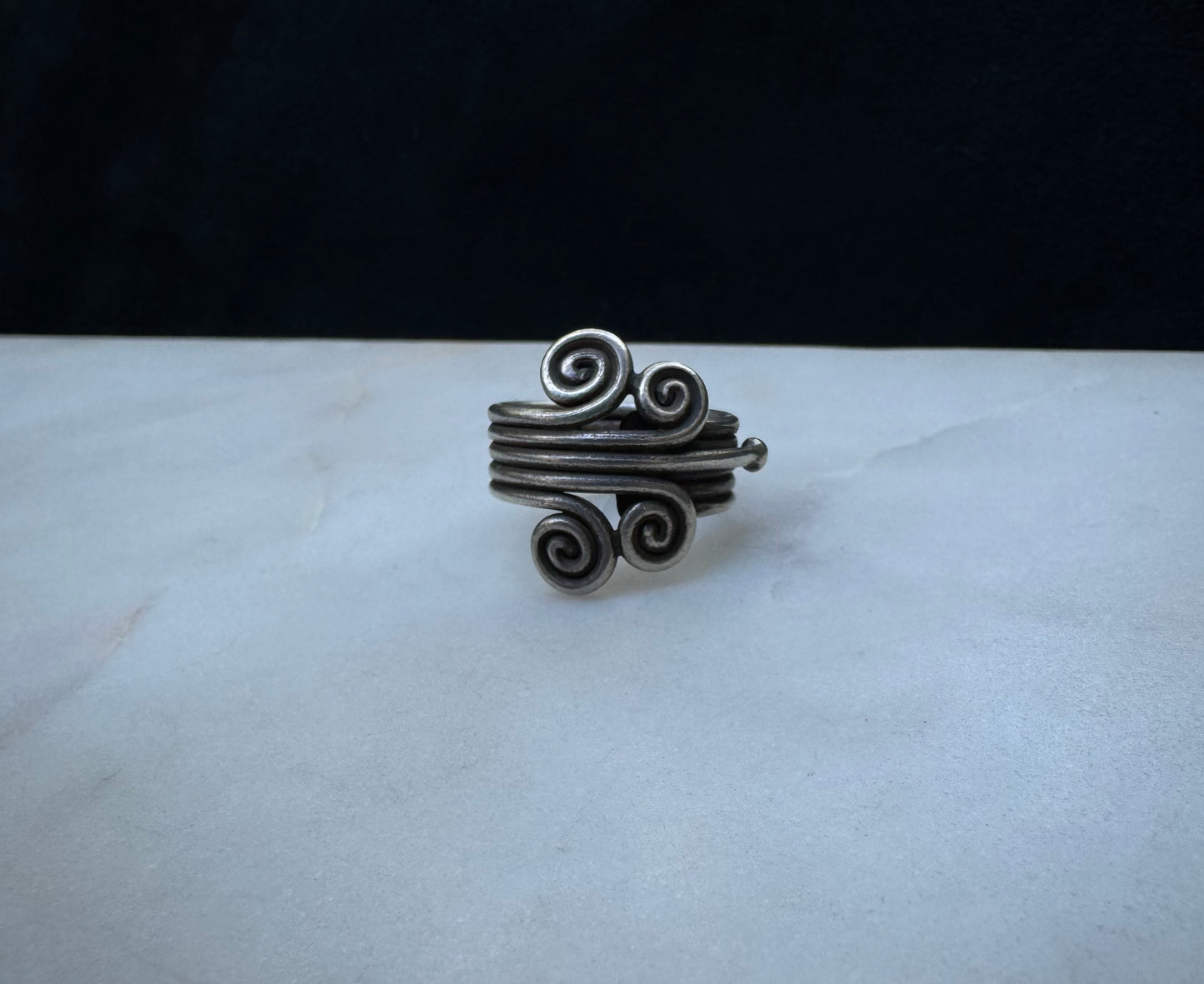 Silver ring from Laos