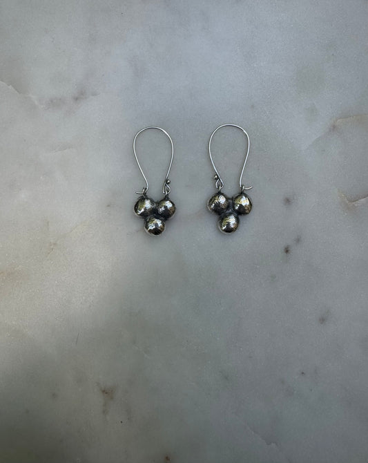 Silver earrings