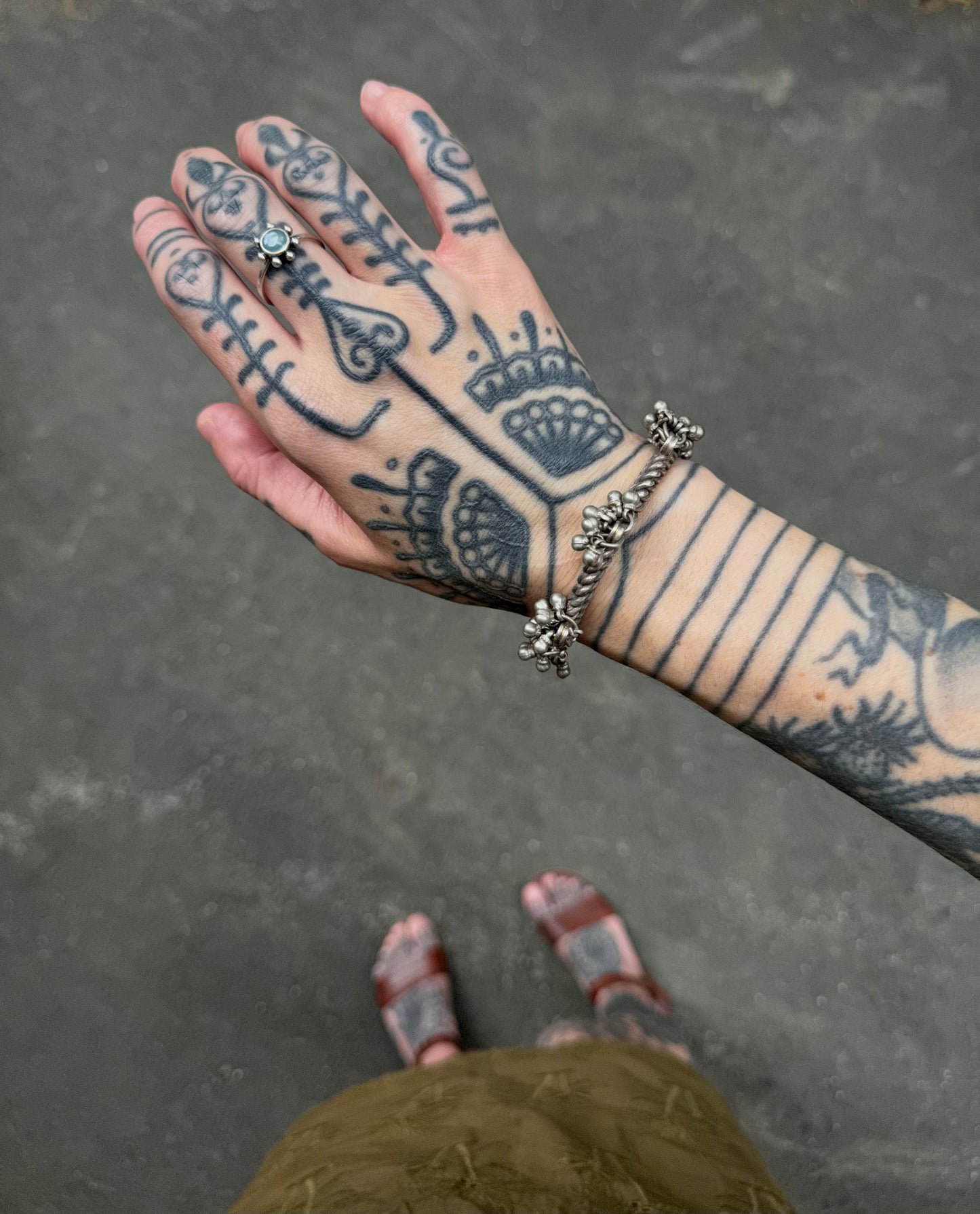 Silver bracelet from India