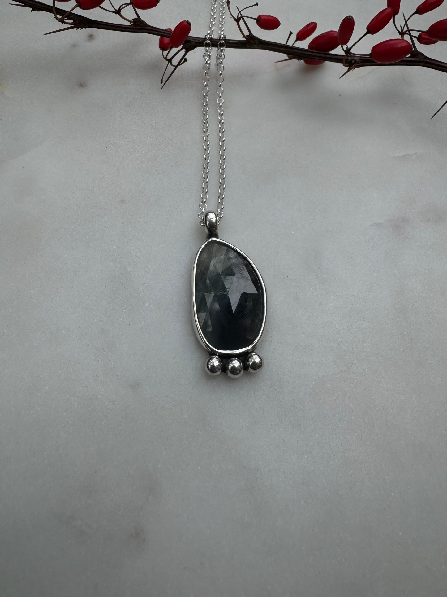 Sapphire necklace