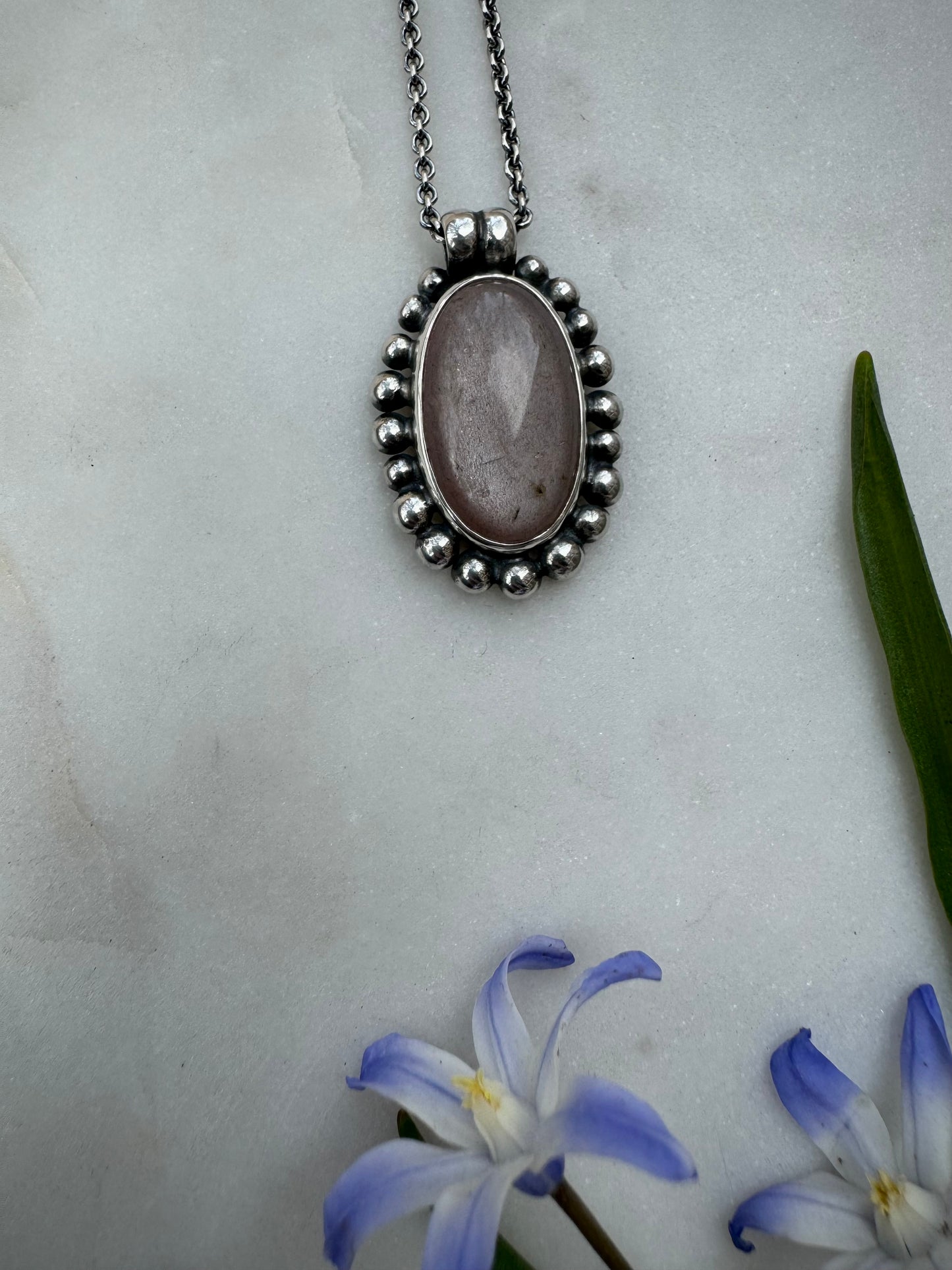 Moonstone heirloom necklace