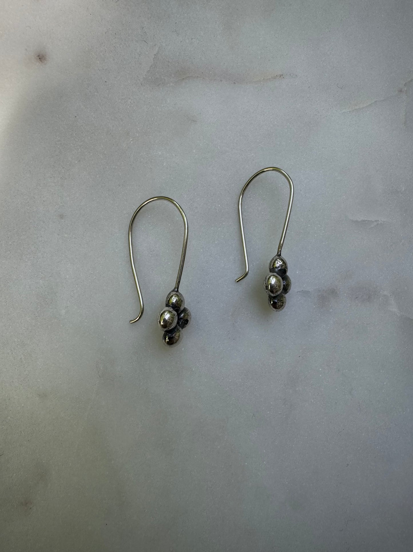 Handmade silver earrings