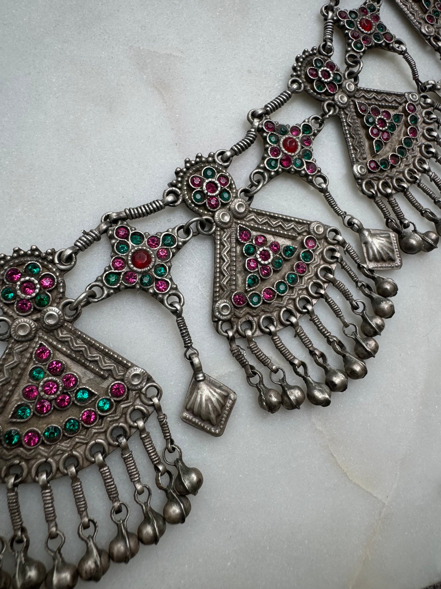 Vintage silver necklace from Pakistan