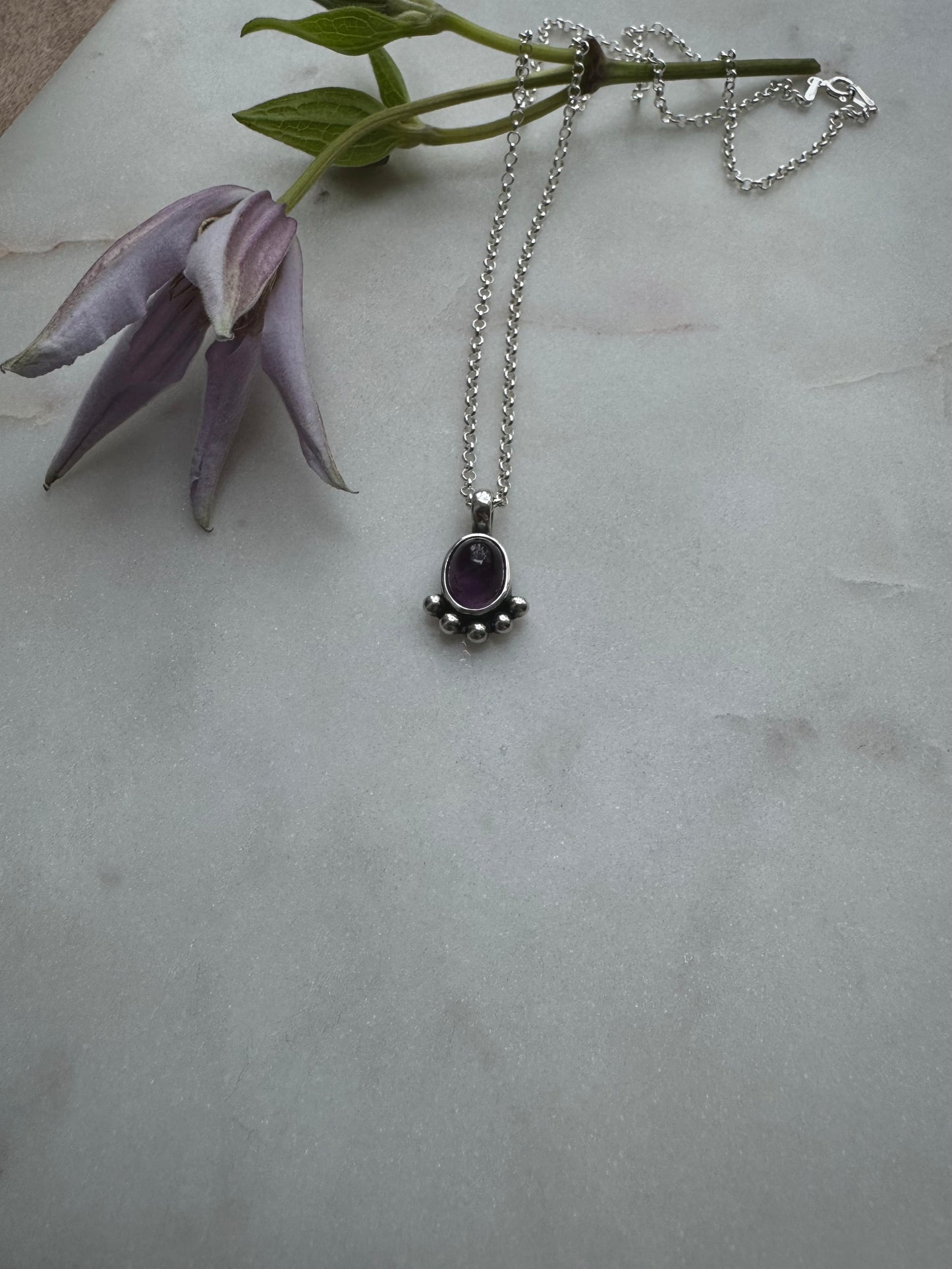 Amethyst necklace