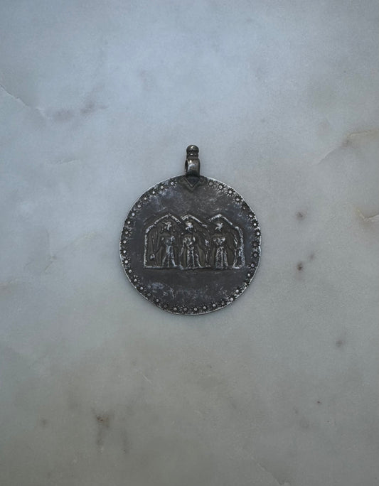 Antique silver amulet from Gujarat