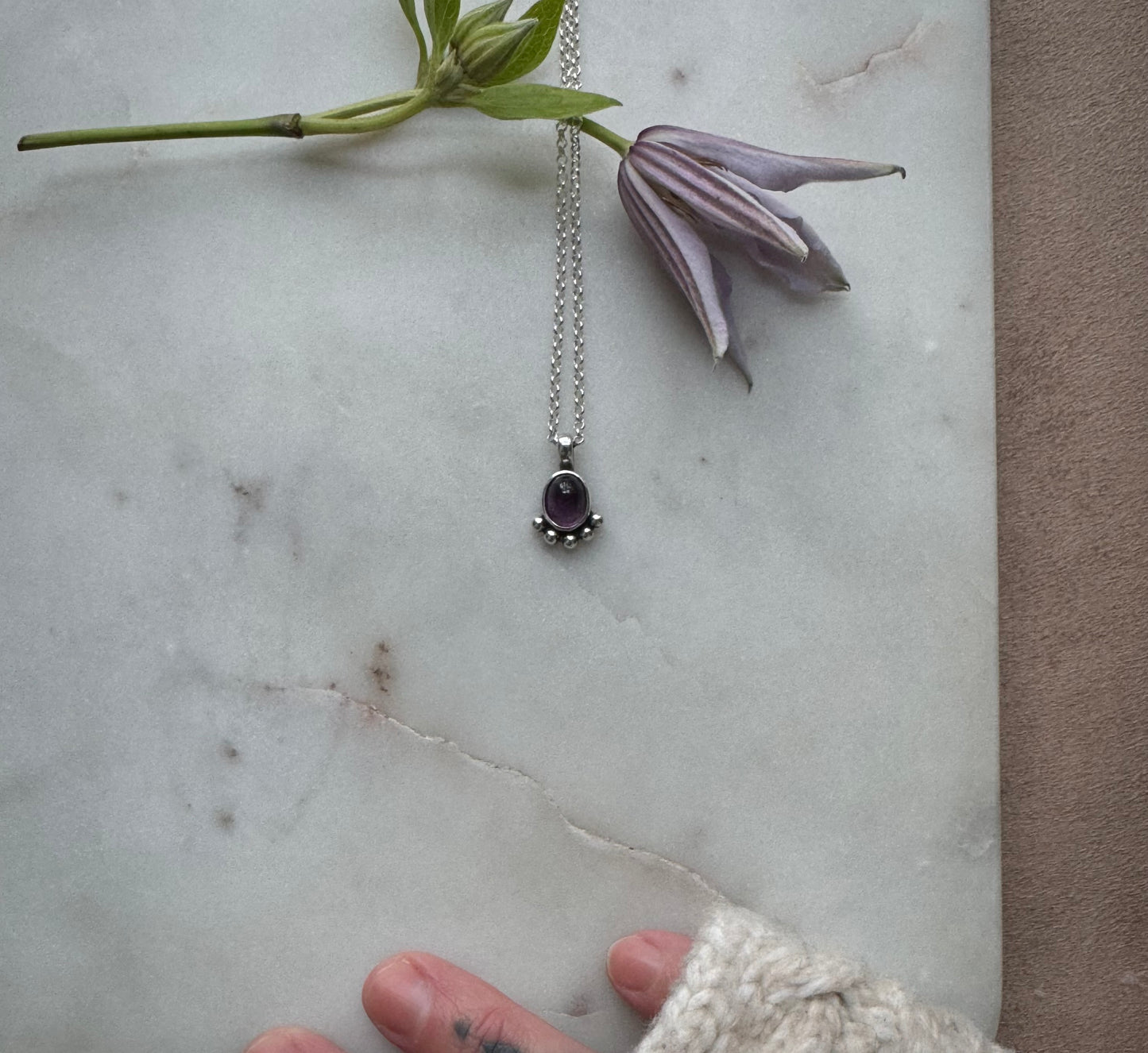 Amethyst necklace