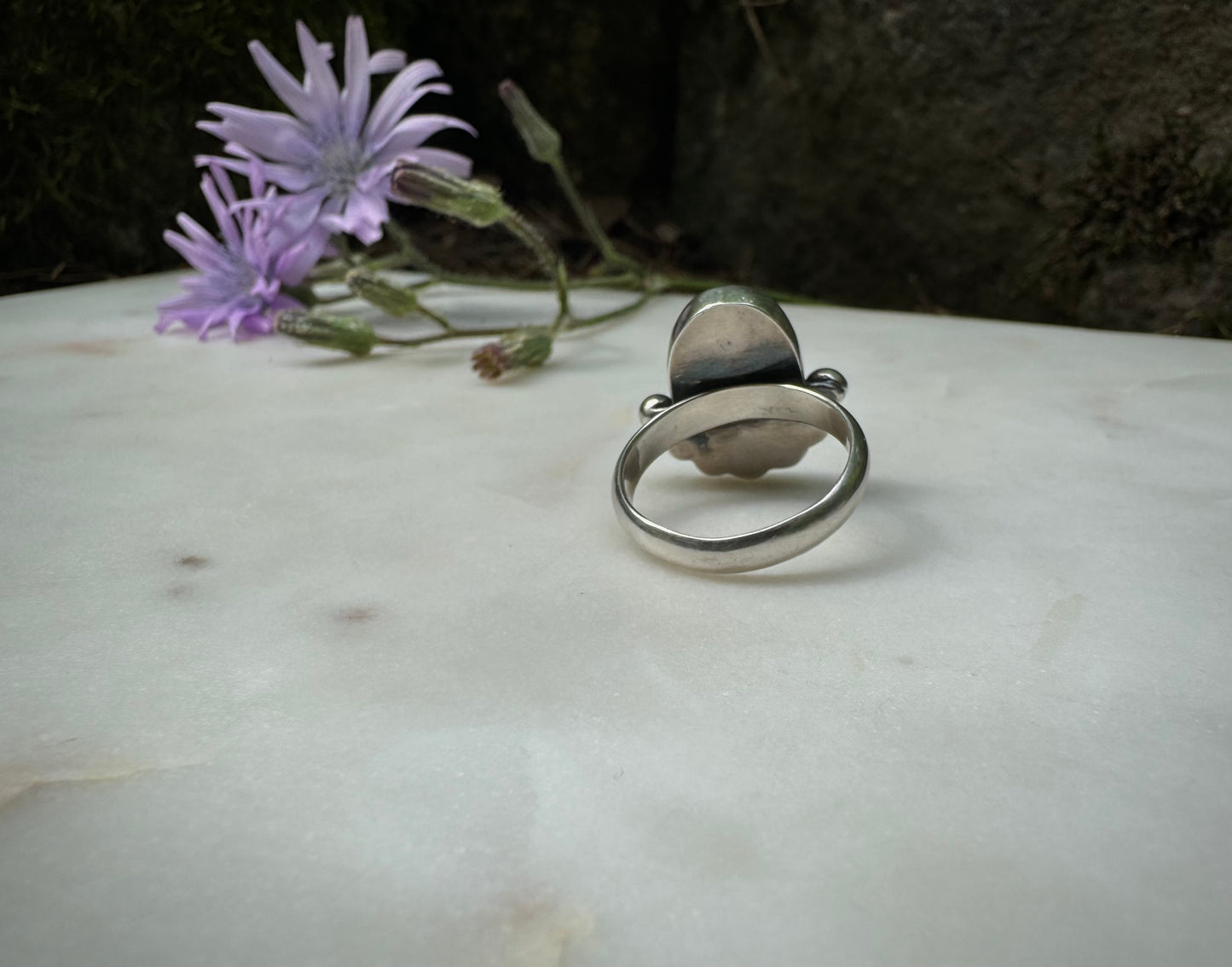 Rose quartz ring