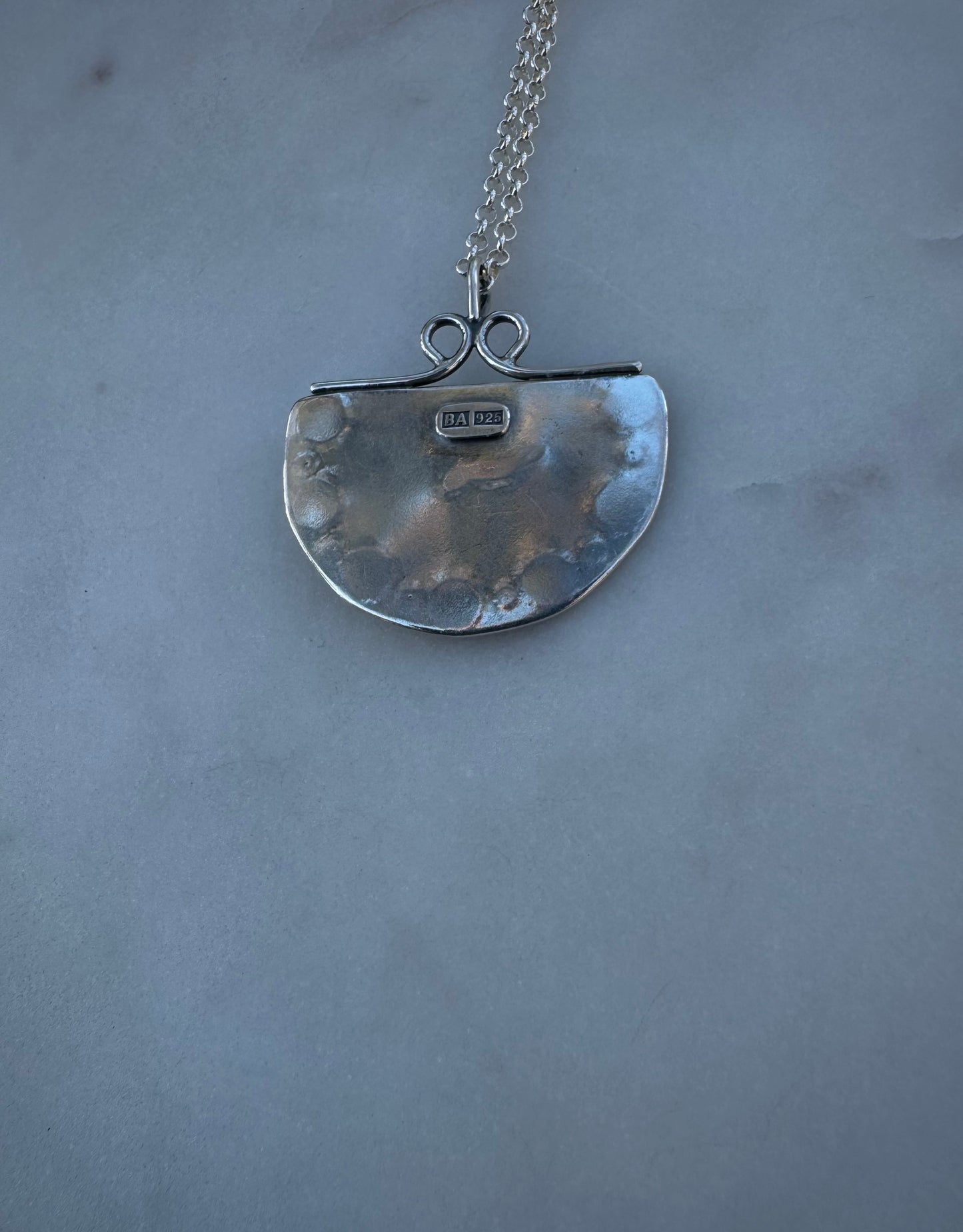 Soul keeper amulet with tanzanite