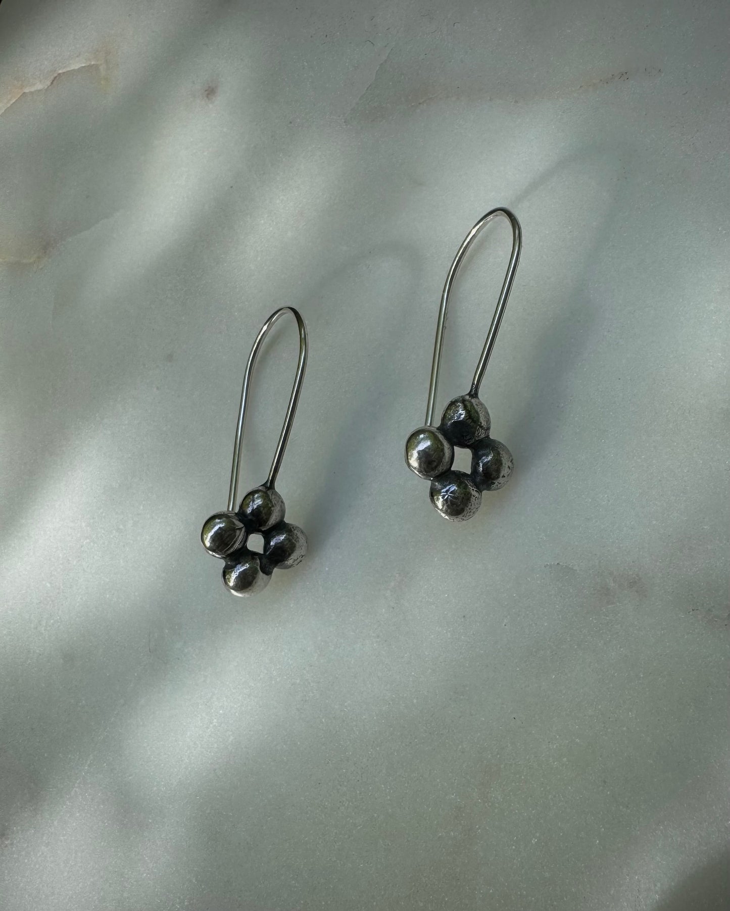 Handmade silver earrings