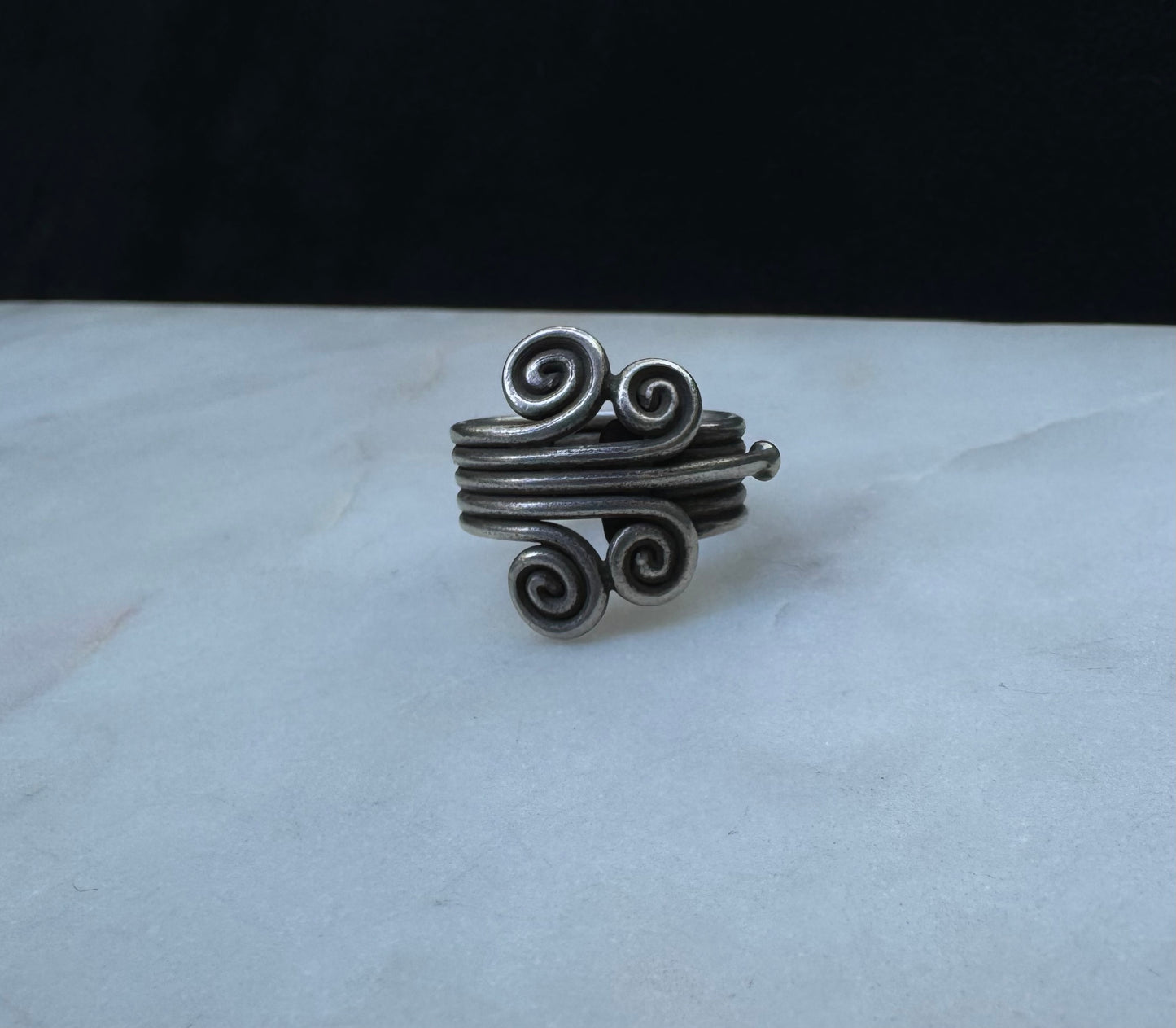 Silver ring from Laos