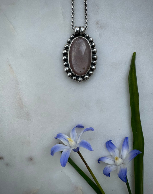 Moonstone heirloom necklace