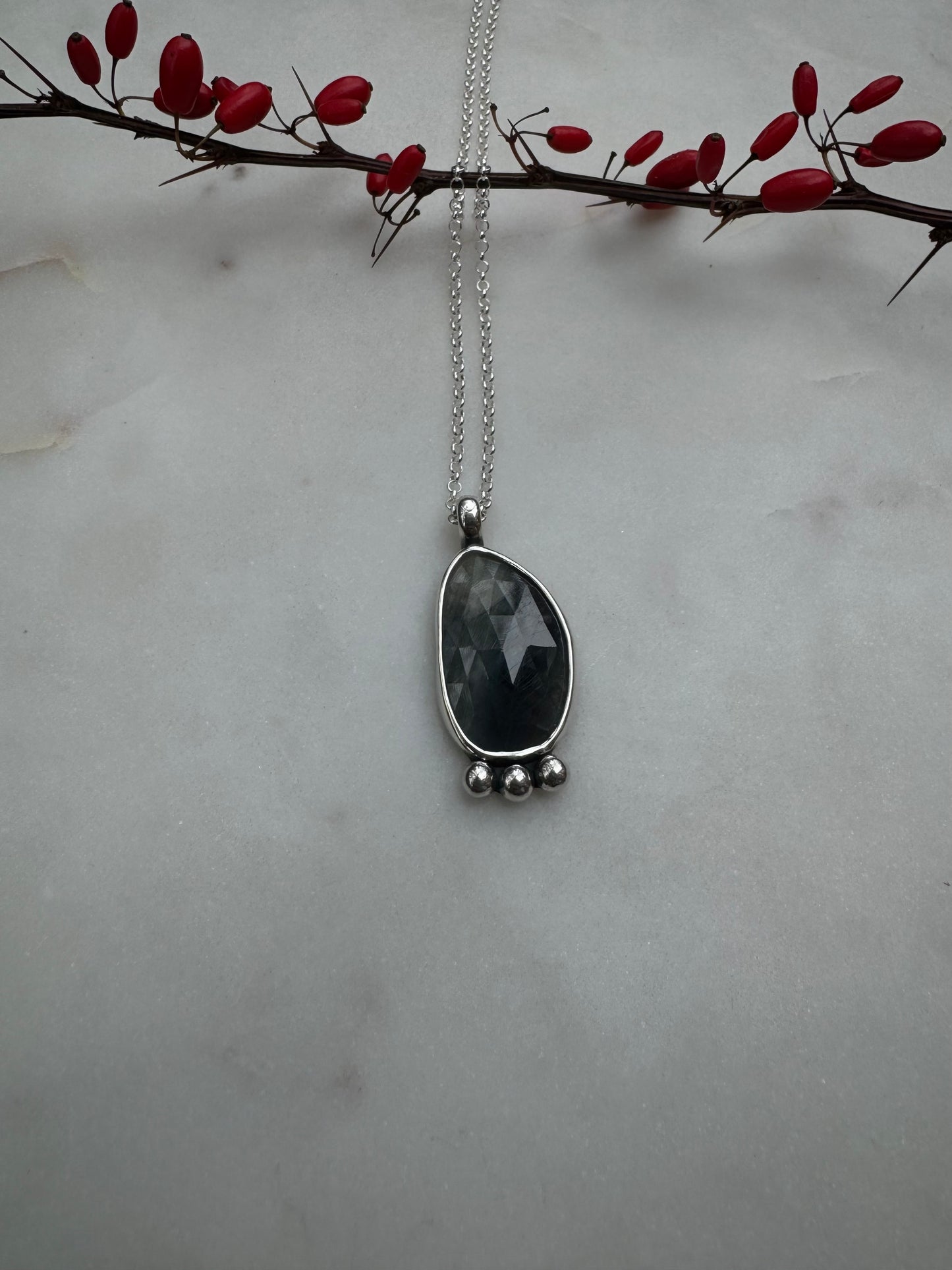 Sapphire necklace