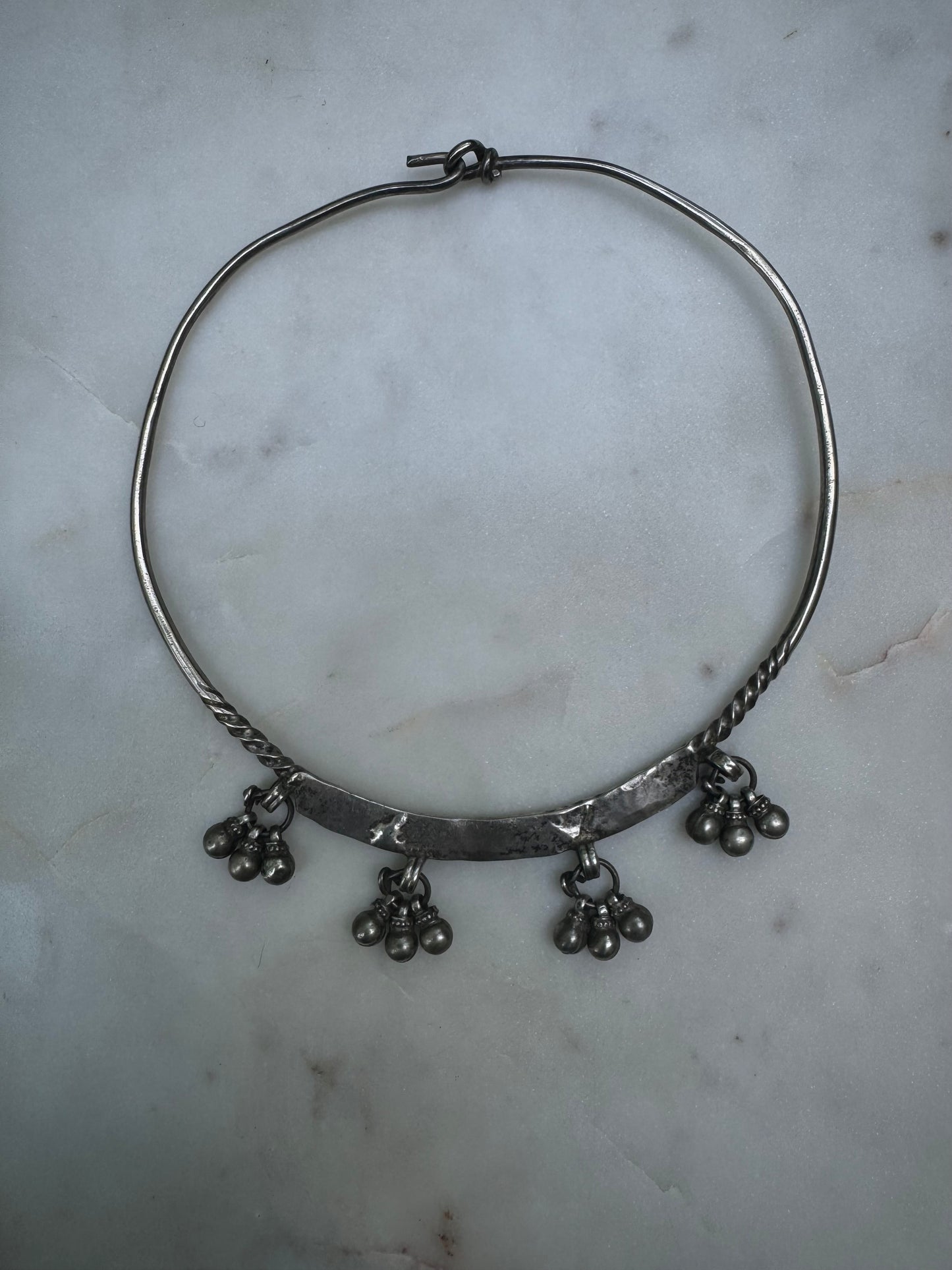 Old silver necklace from Rajasthan