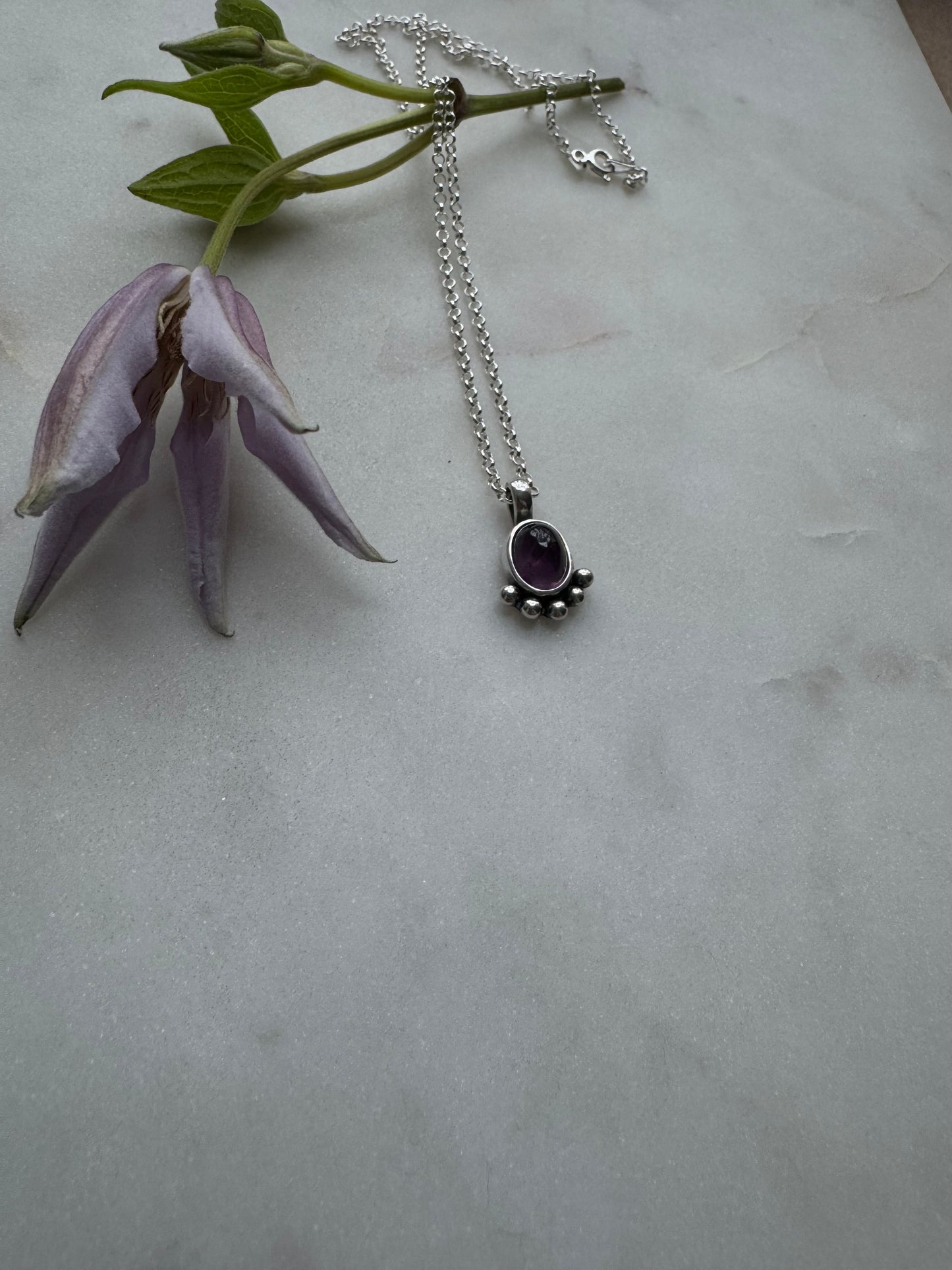 Amethyst necklace